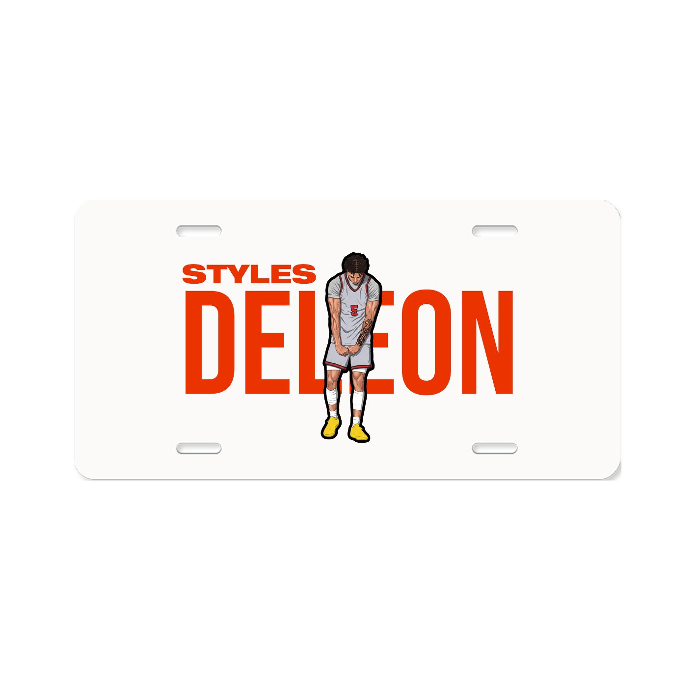 License Plate — Player Name in Classic