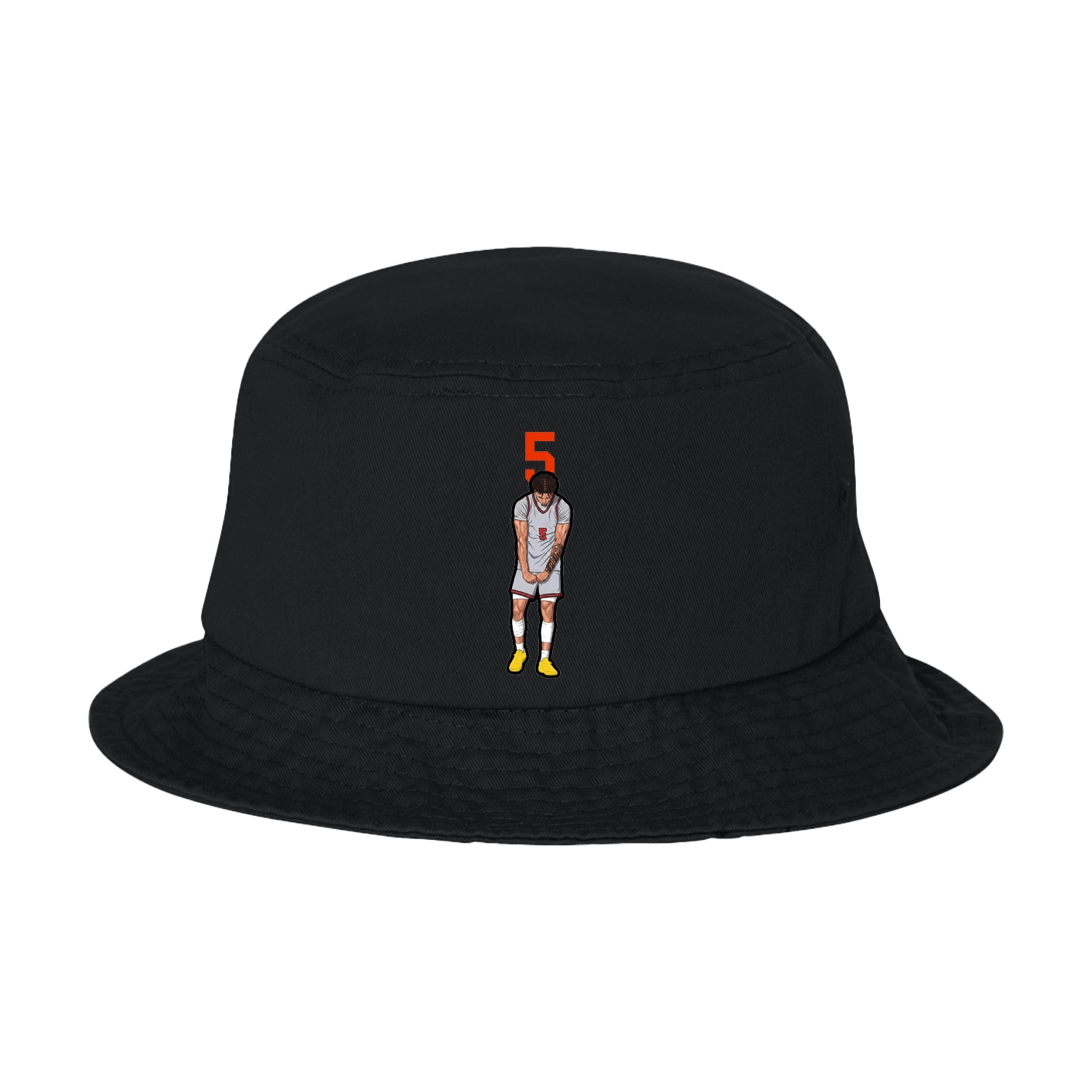 Bucket Cap — Number Top in Black