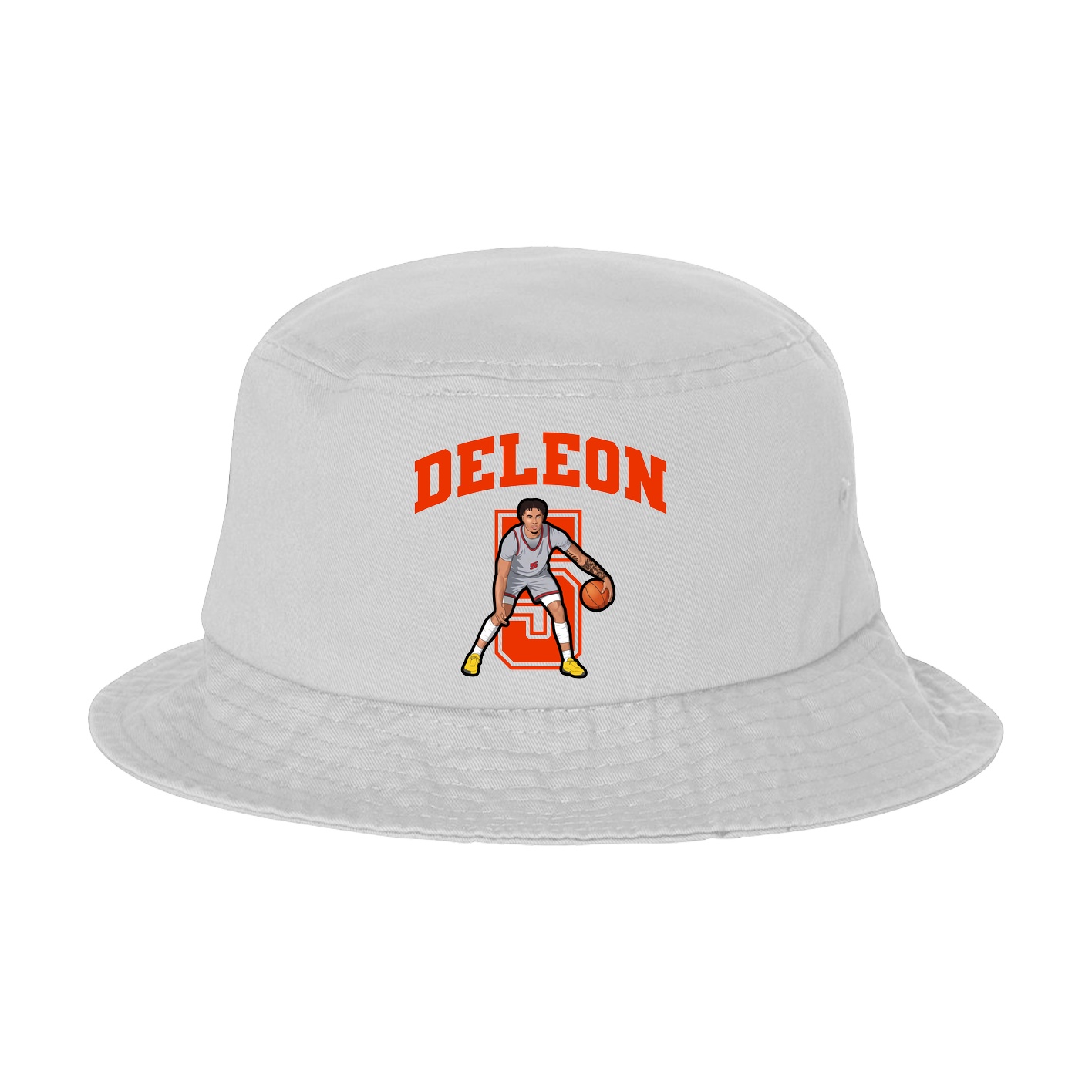 Bucket Cap — Number in White