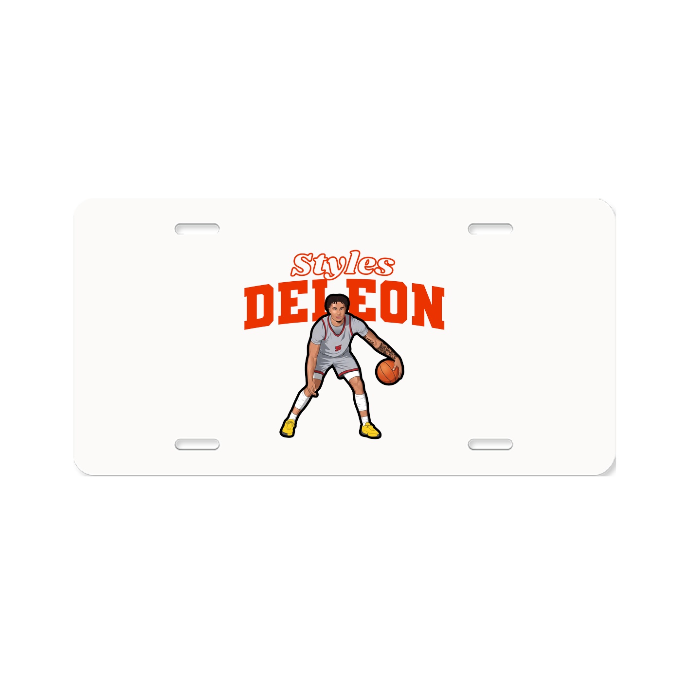 License Plate — Name Arch in Classic