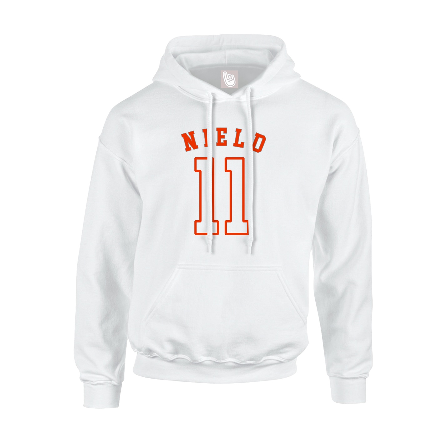 Youth Hoodie — Shirsey Arch in White