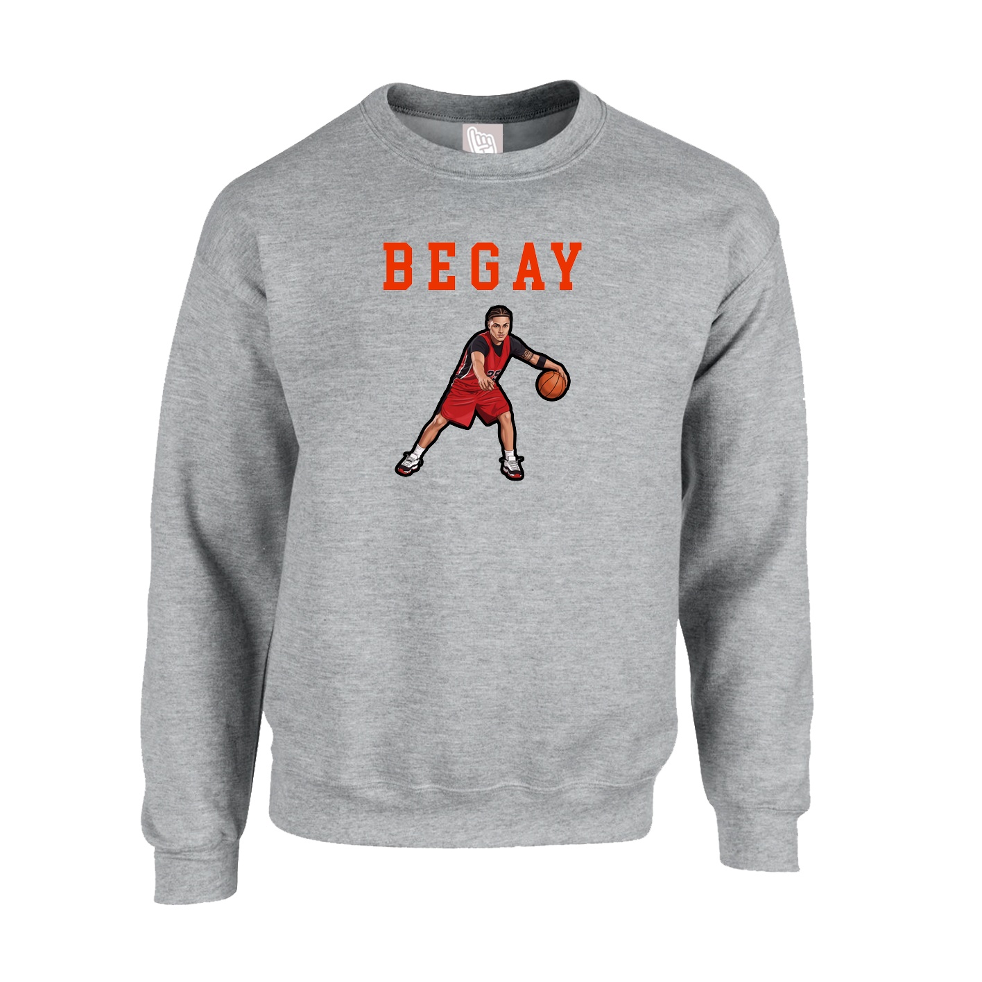 Fleece Crew — Shirsey in Grey
