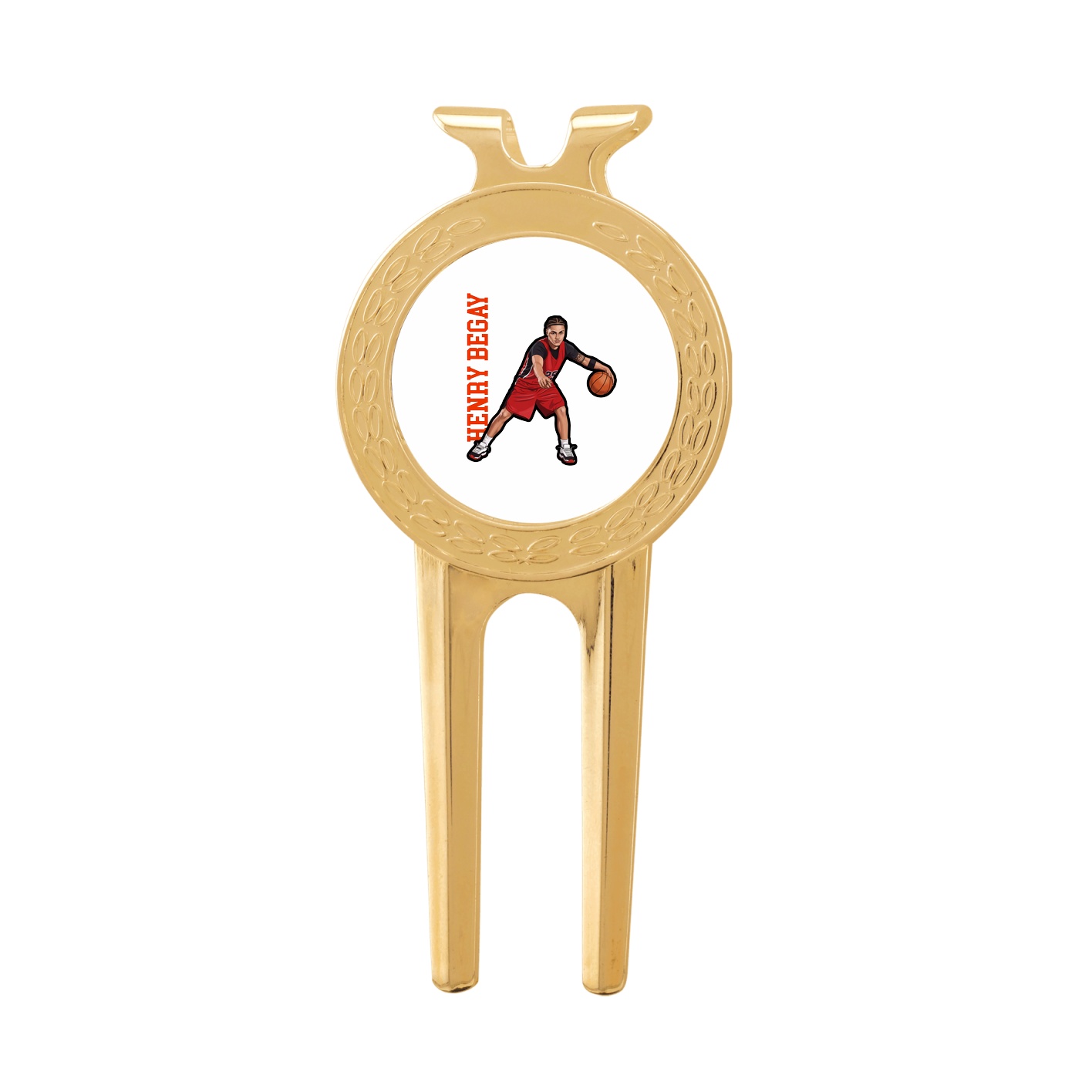 Divot Tool with Ball Marker — Name Vertical in Classic