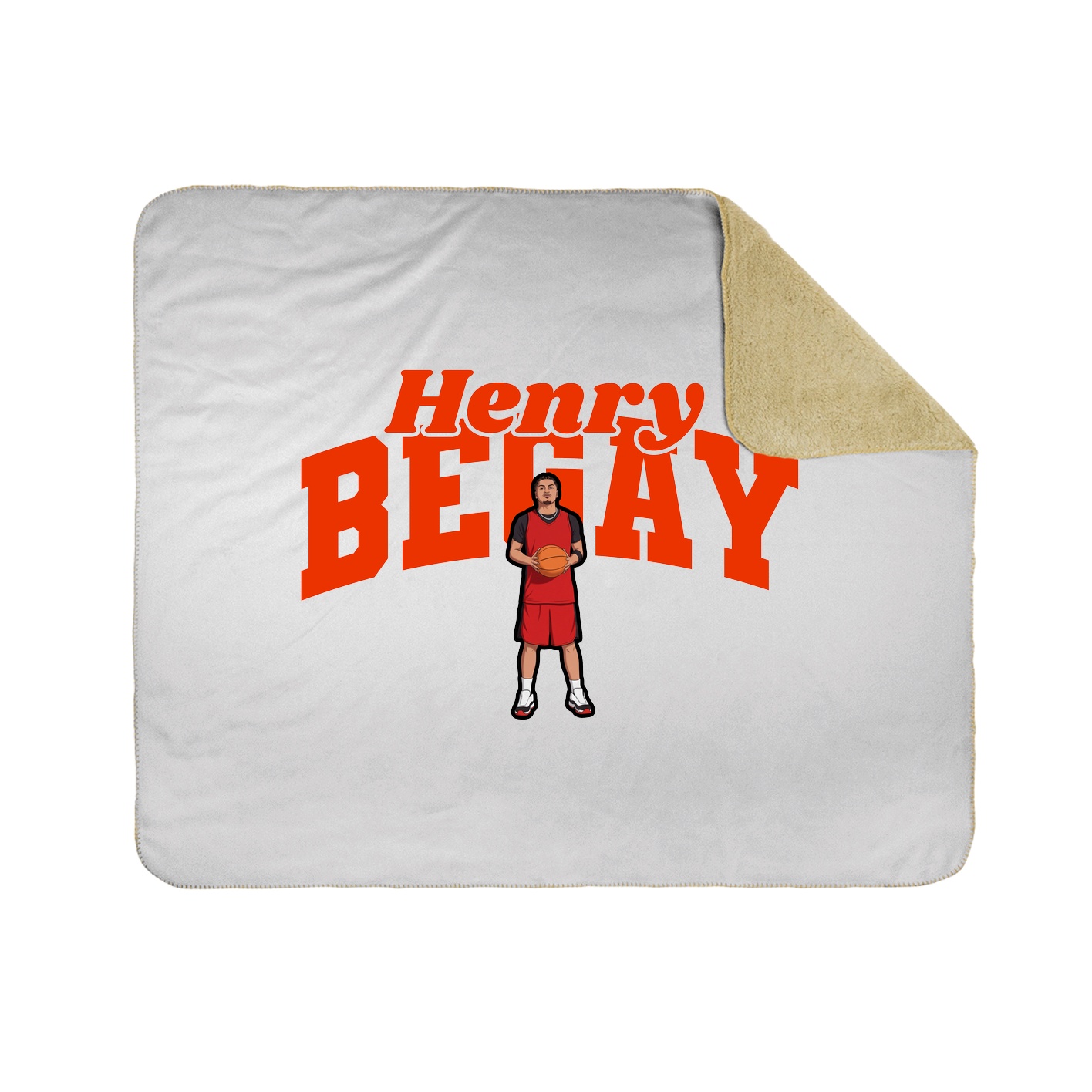 Throw Blanket — Signature Arch in White