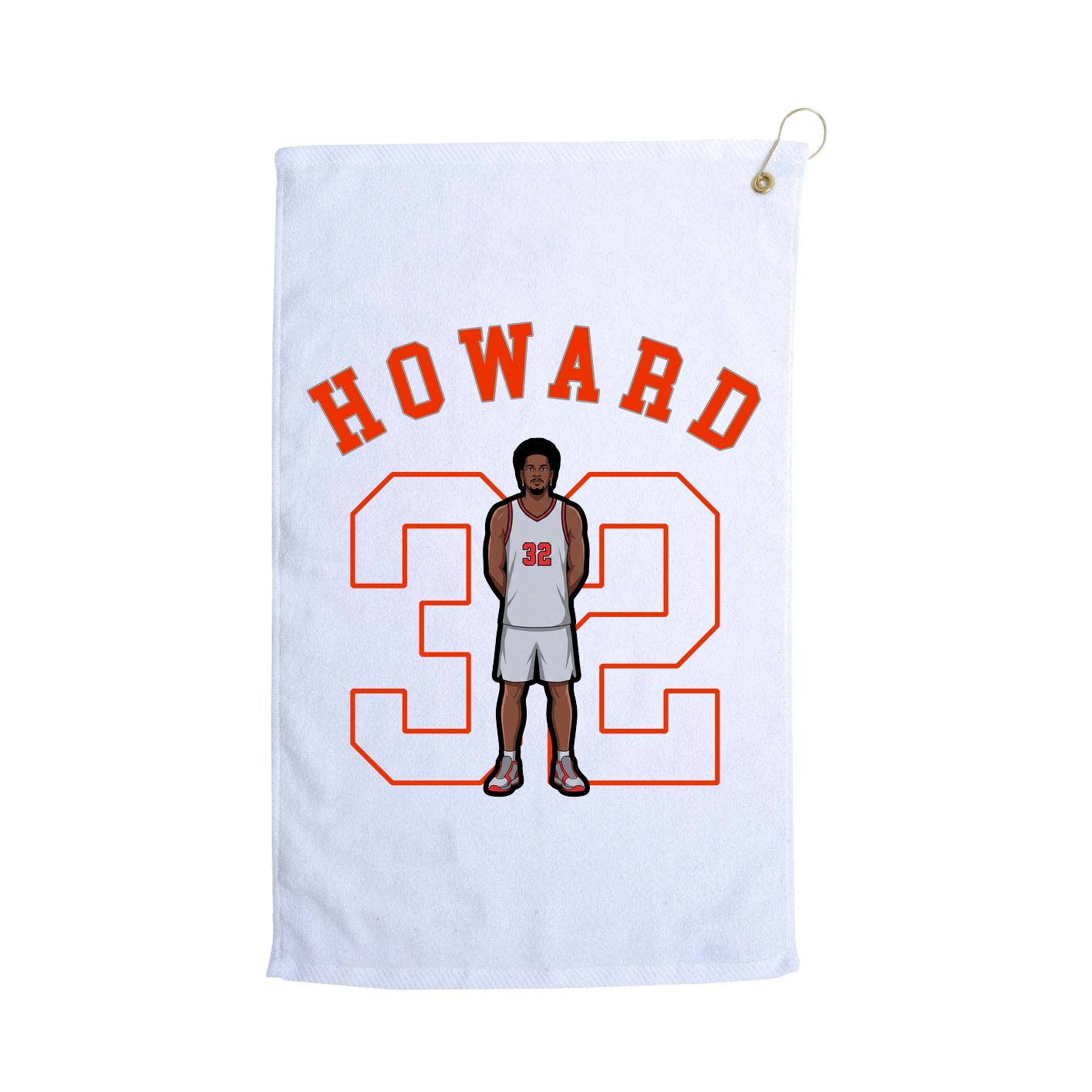 Golf Towel — Shirsey Arch in White