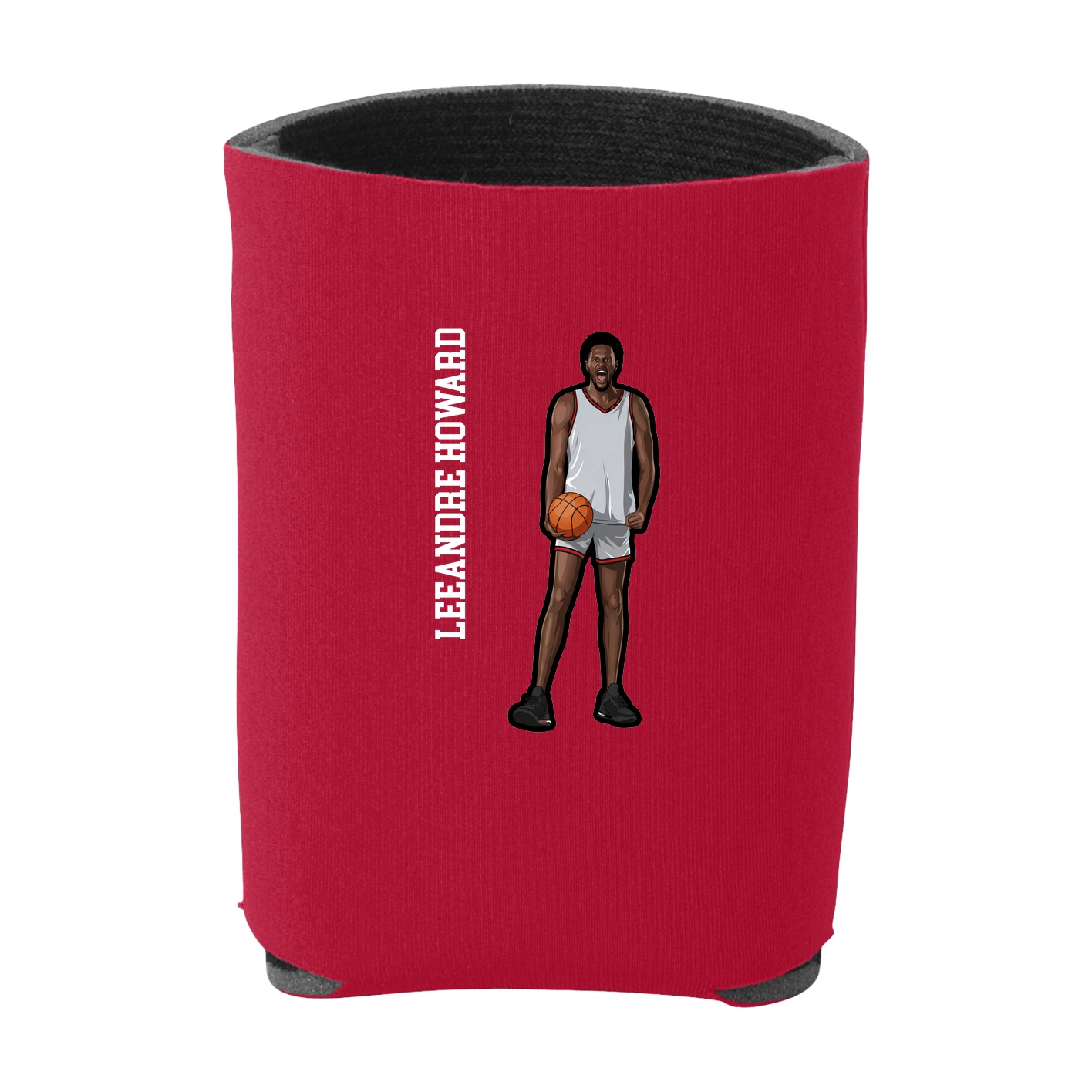 Can Holder — Name Vertical in Red