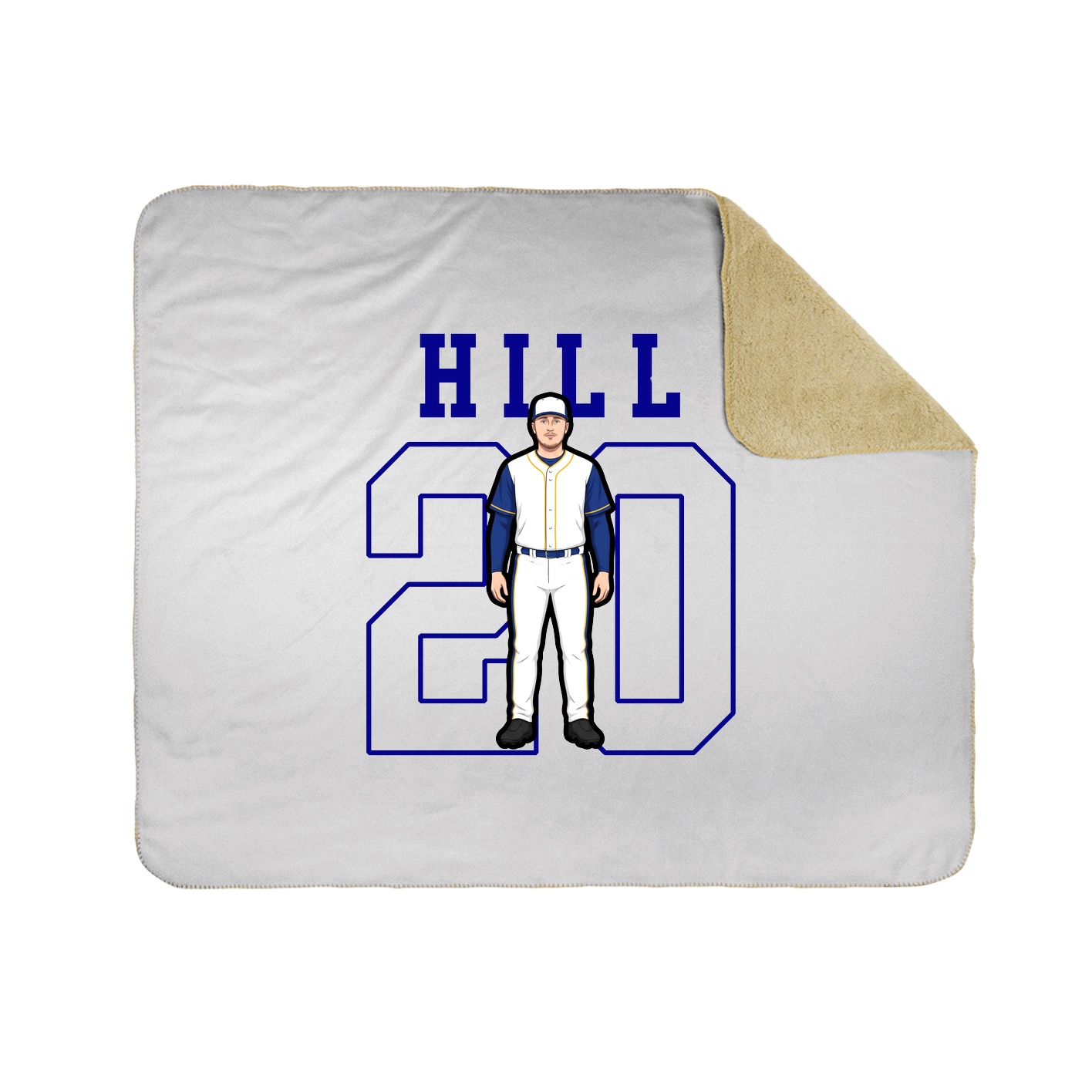 50x60 Sherpa Lined Throw Blanket