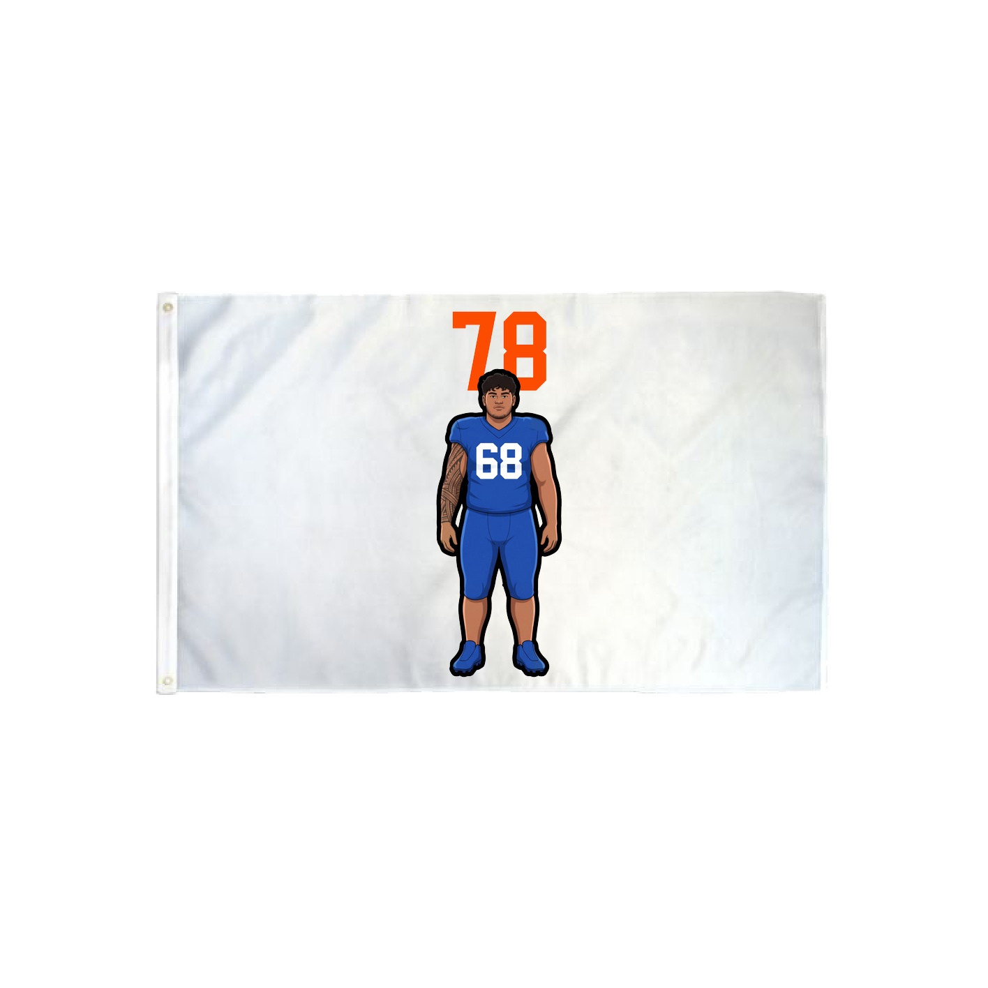 3x5 Flag — Number Top in Classic
