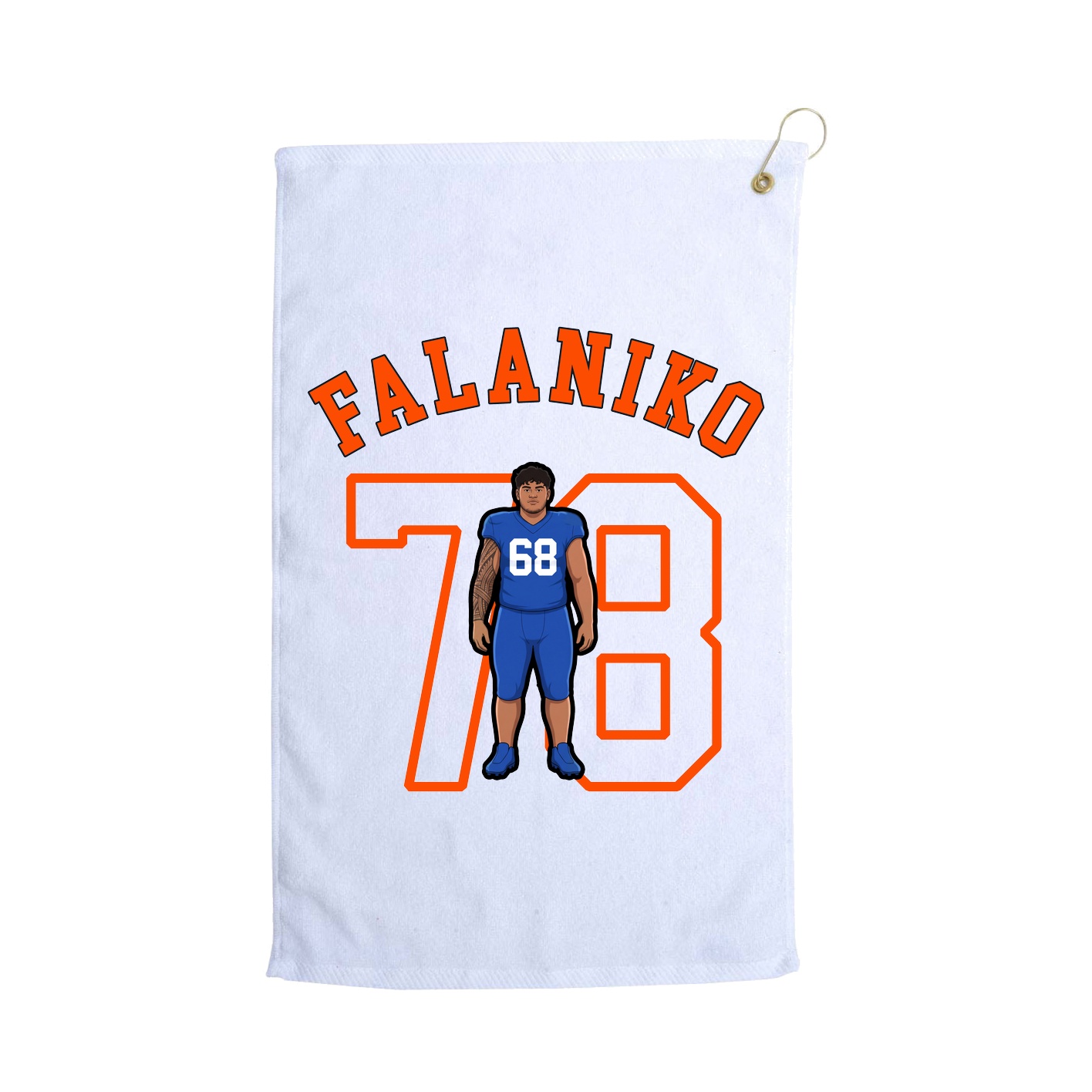 Golf Towel — Shirsey Arch in White