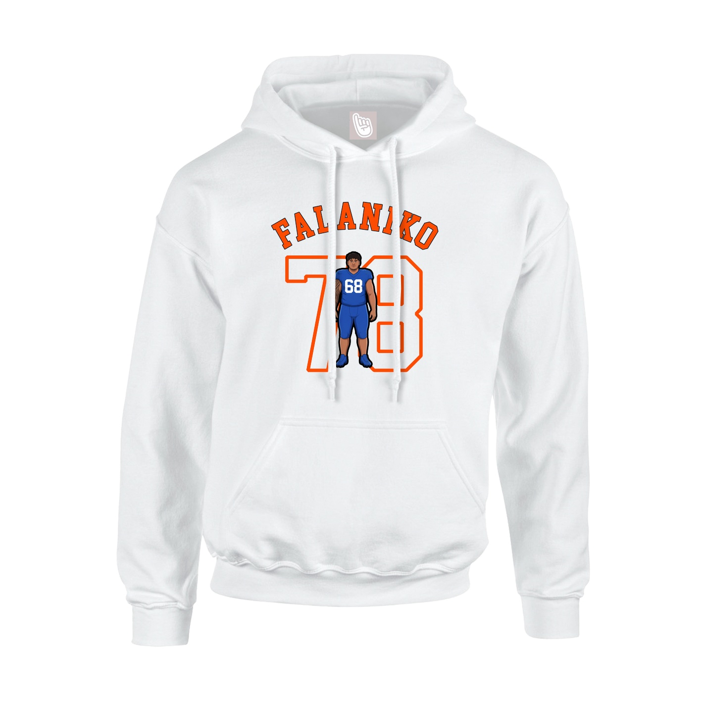 Youth Hoodie — Shirsey Arch in White
