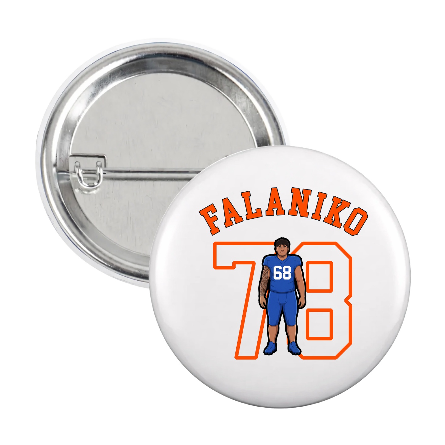 Game Day Button — Shirsey Arch in White