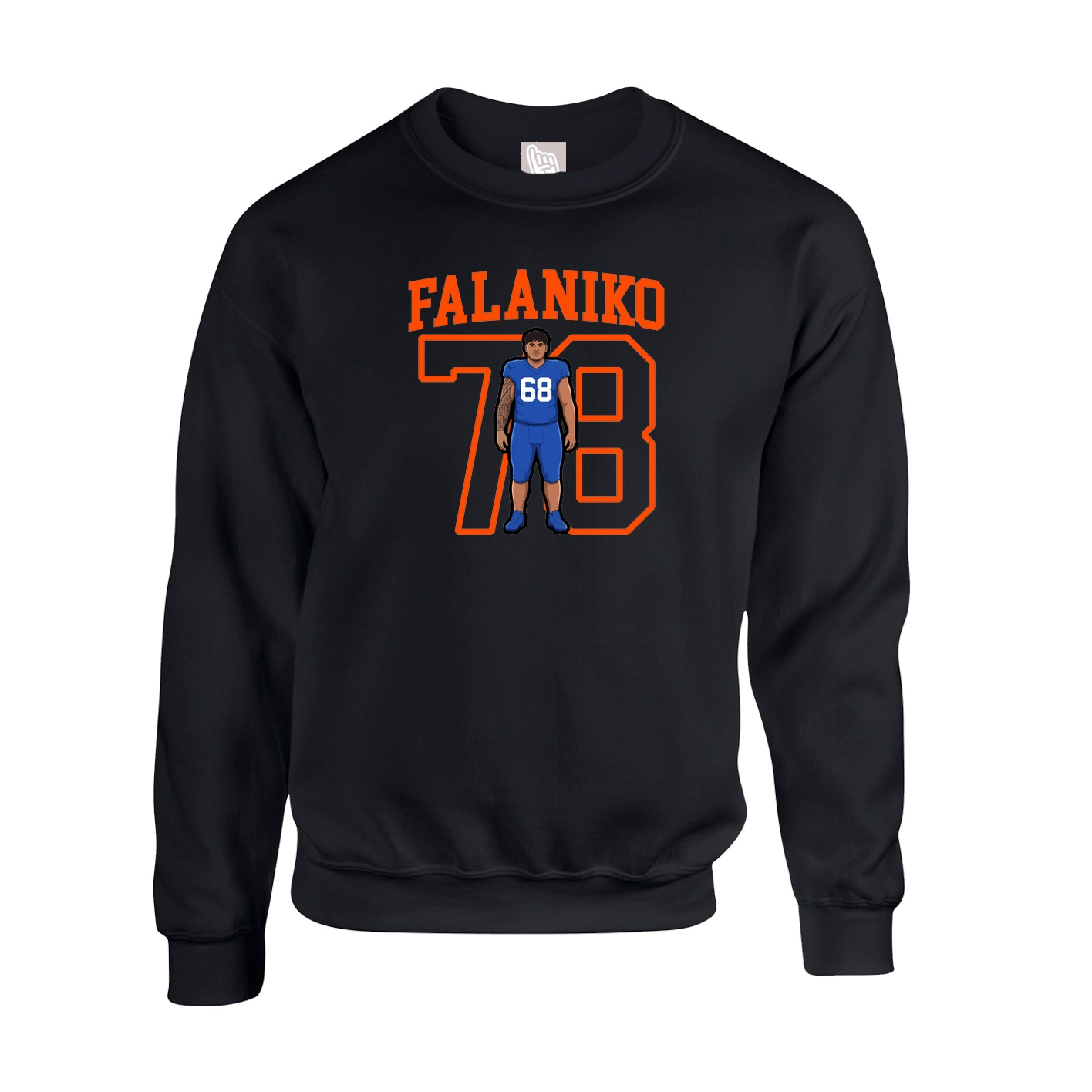 Fleece Crew — Shirsey in Black