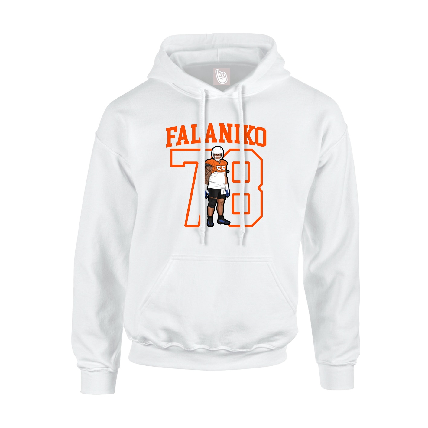 Hoodie — Shirsey in White