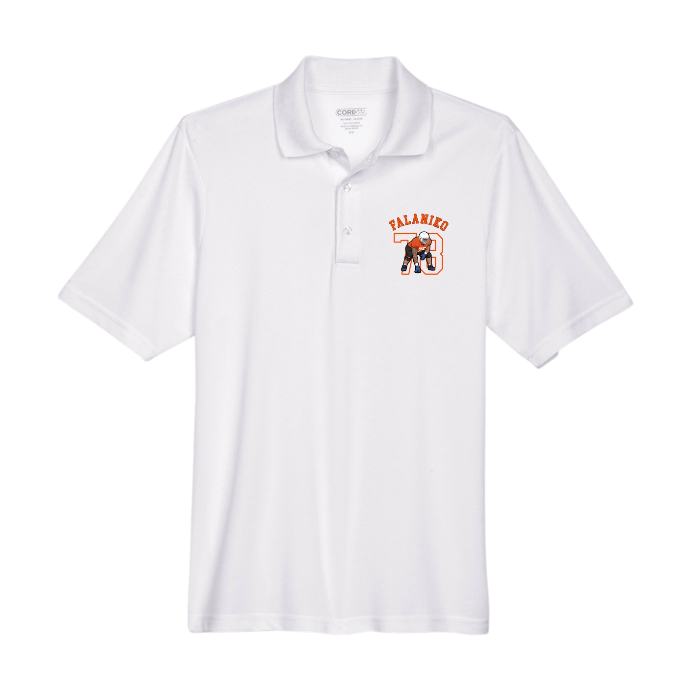 Performance Polo — Shirsey Arch in White