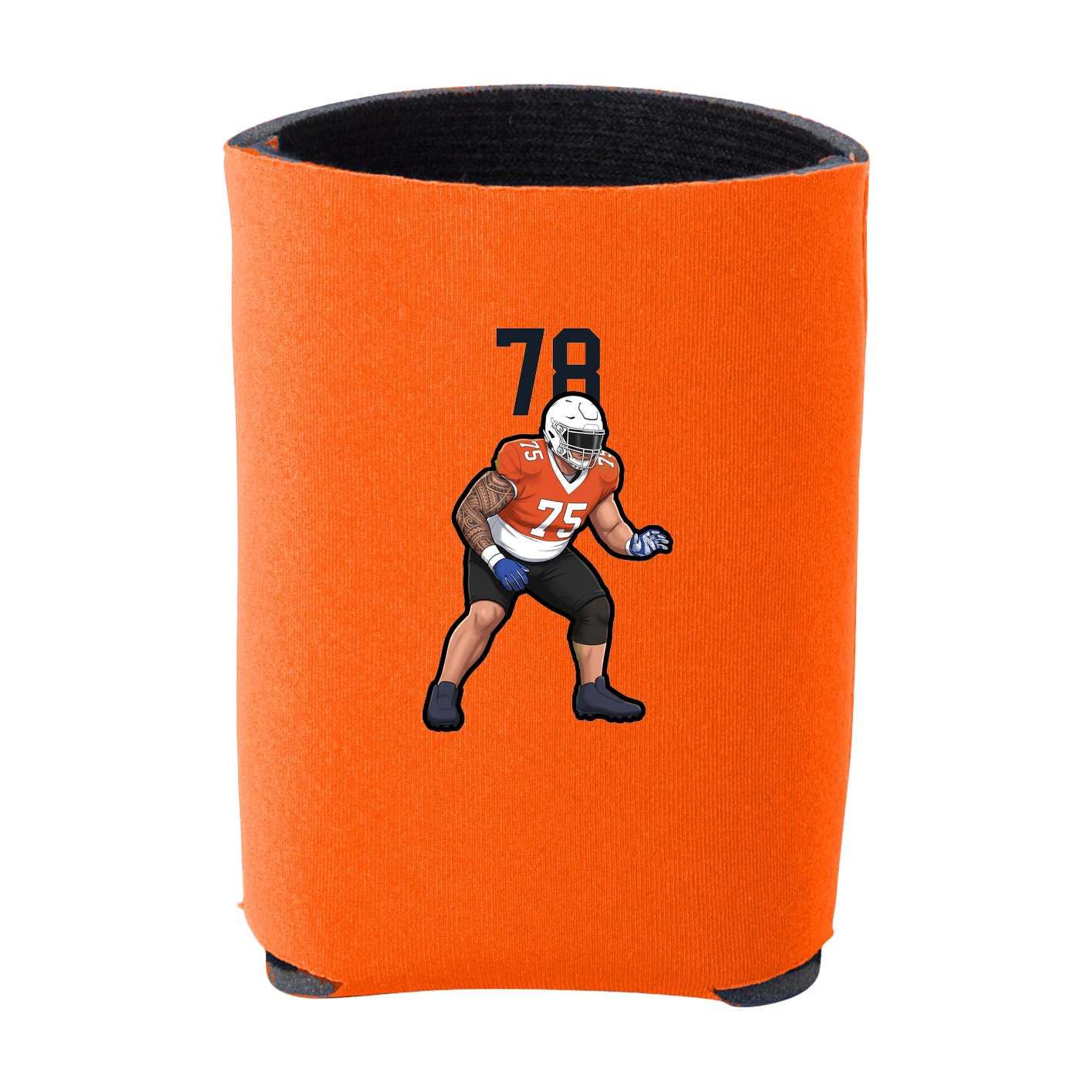 Can Holder — Number Top in Orange