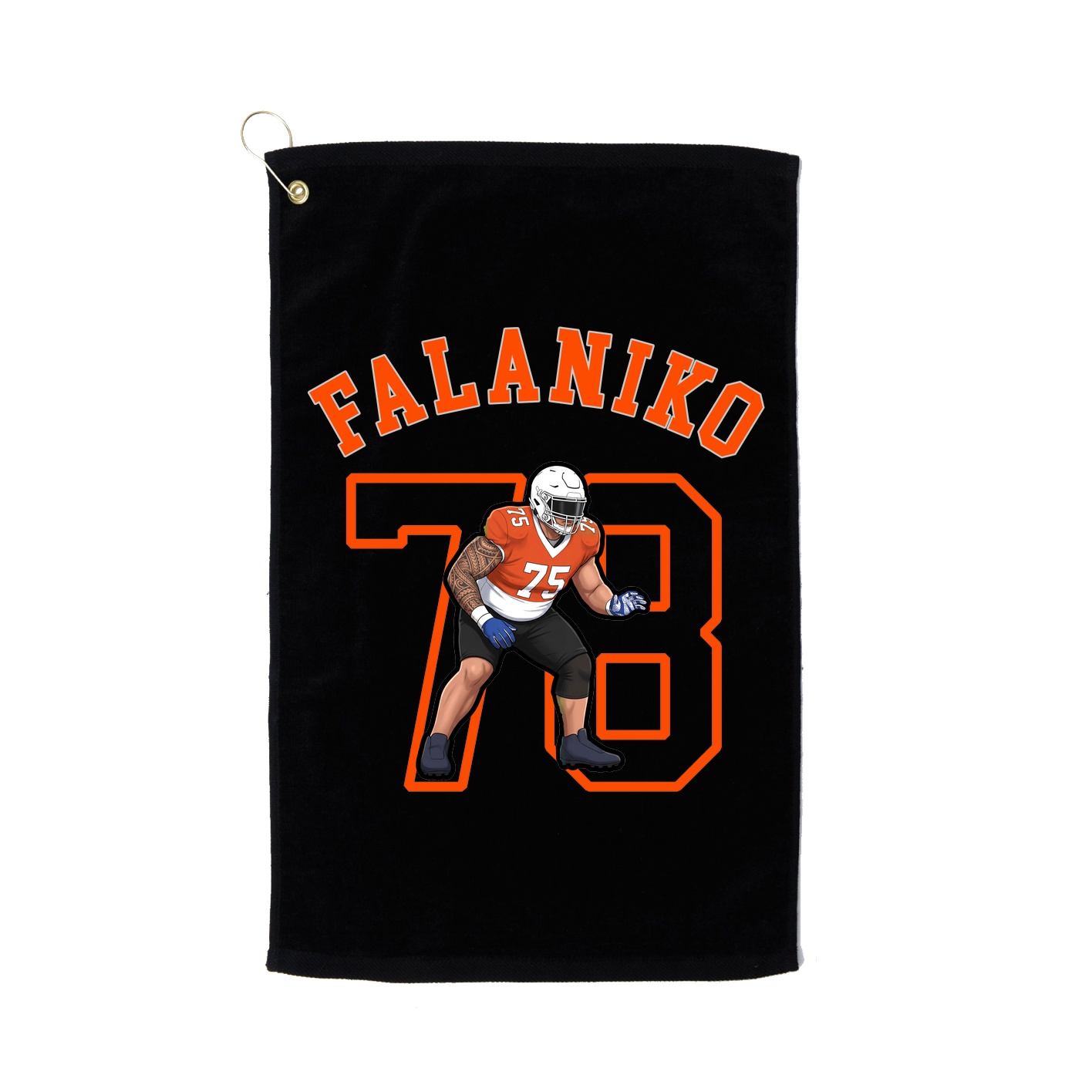 Golf Towel — Shirsey Arch in Black
