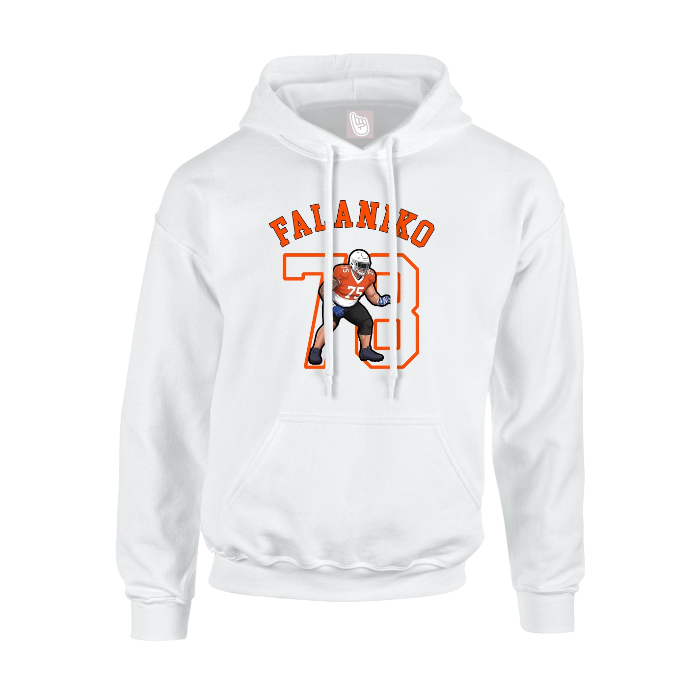 Hoodie — Shirsey Arch in White