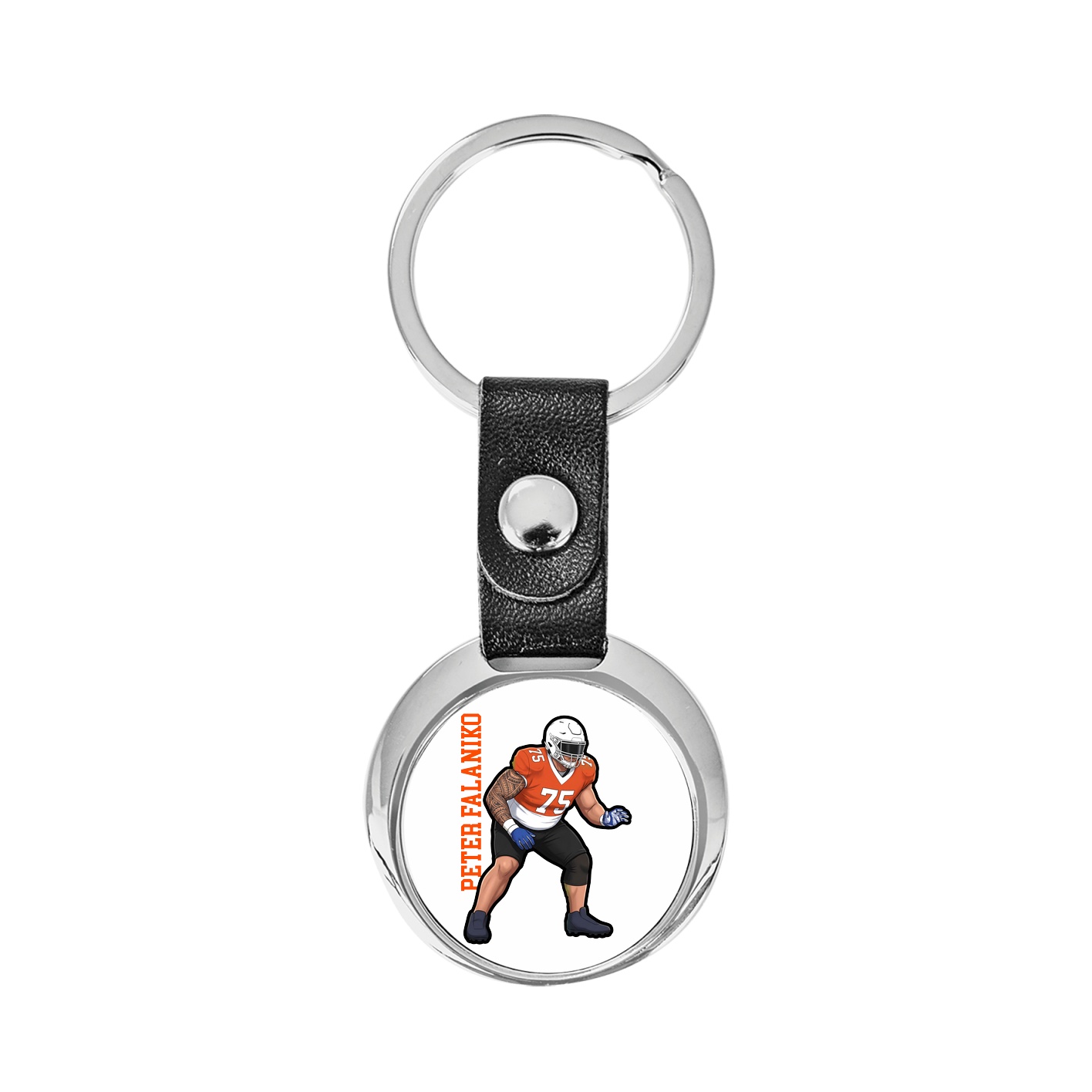 Key Chain — Name Vertical in Classic