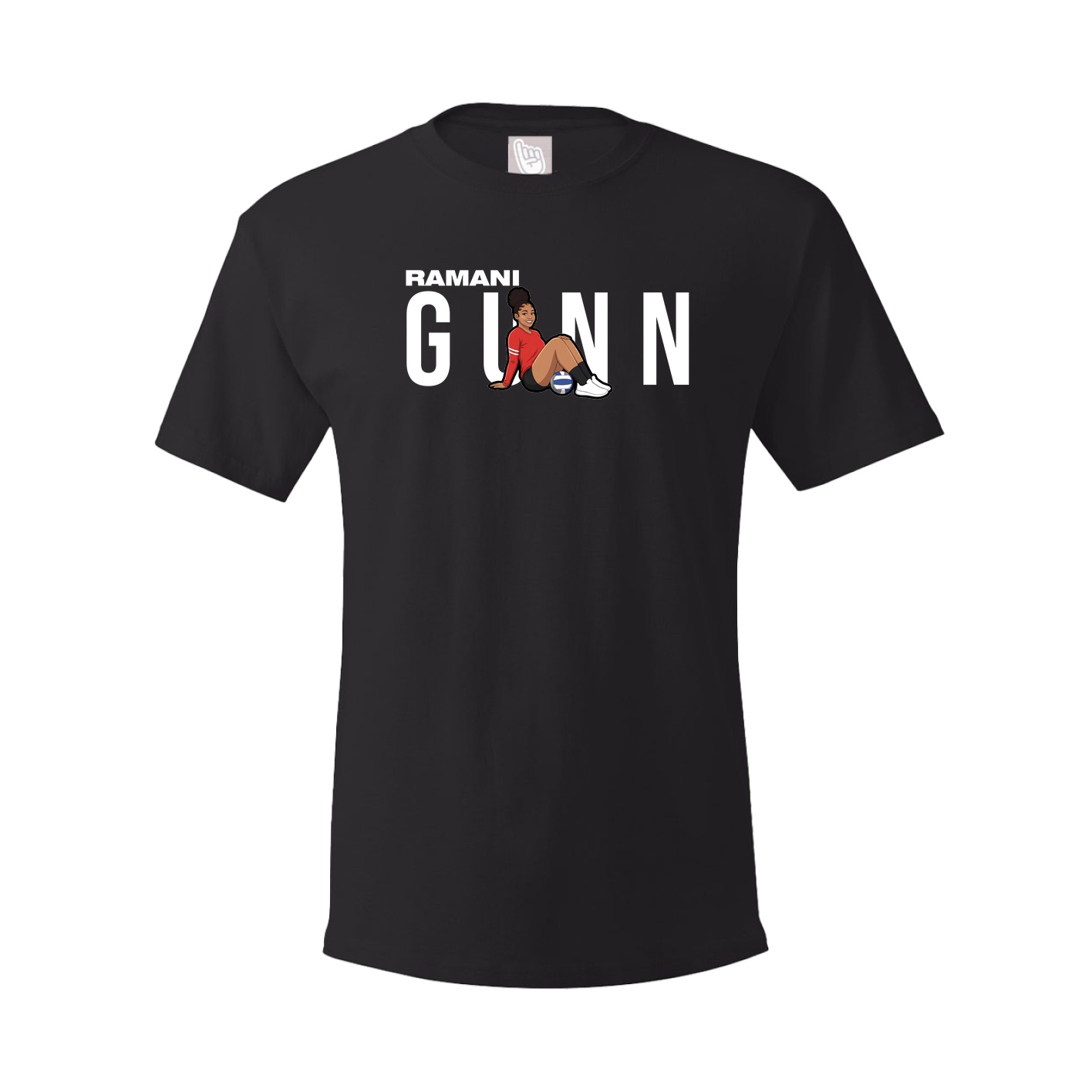 Tee — Player Name in Black