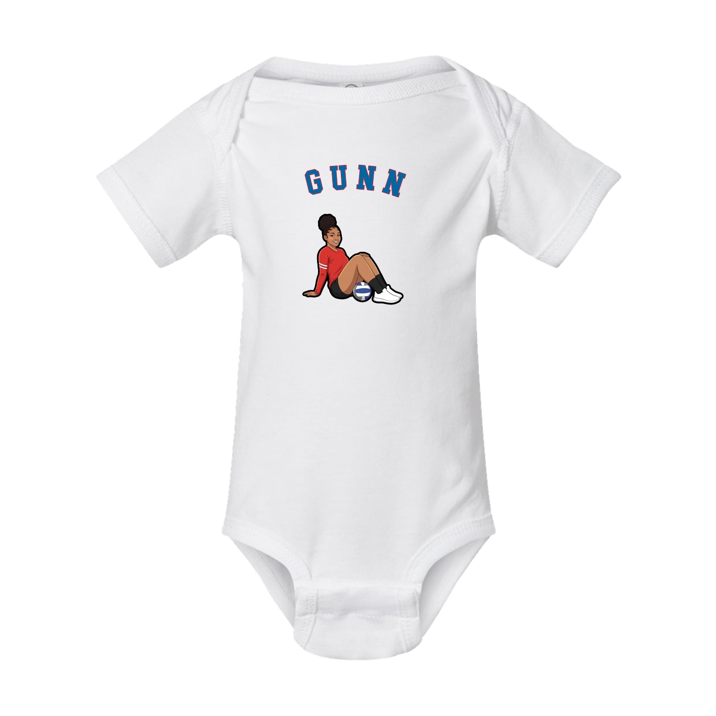 Baby Onesie — Shirsey Arch in White