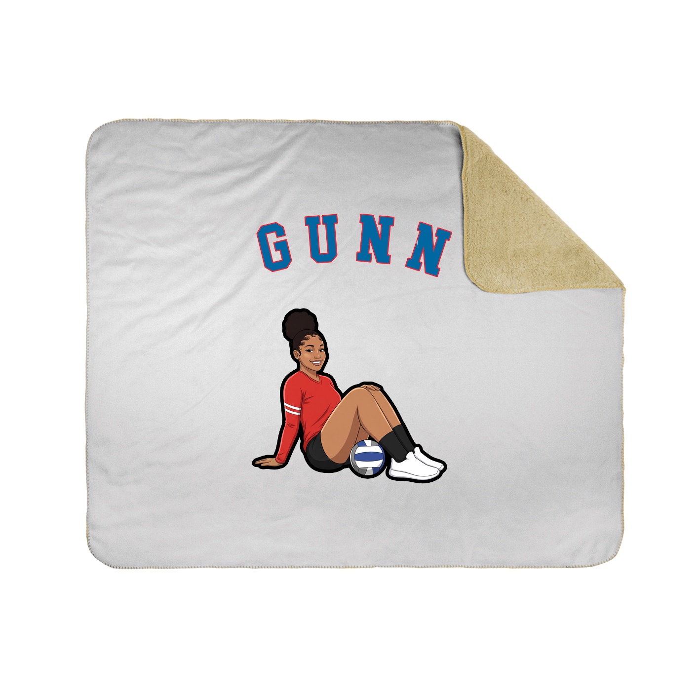 Throw Blanket — Shirsey Arch in White