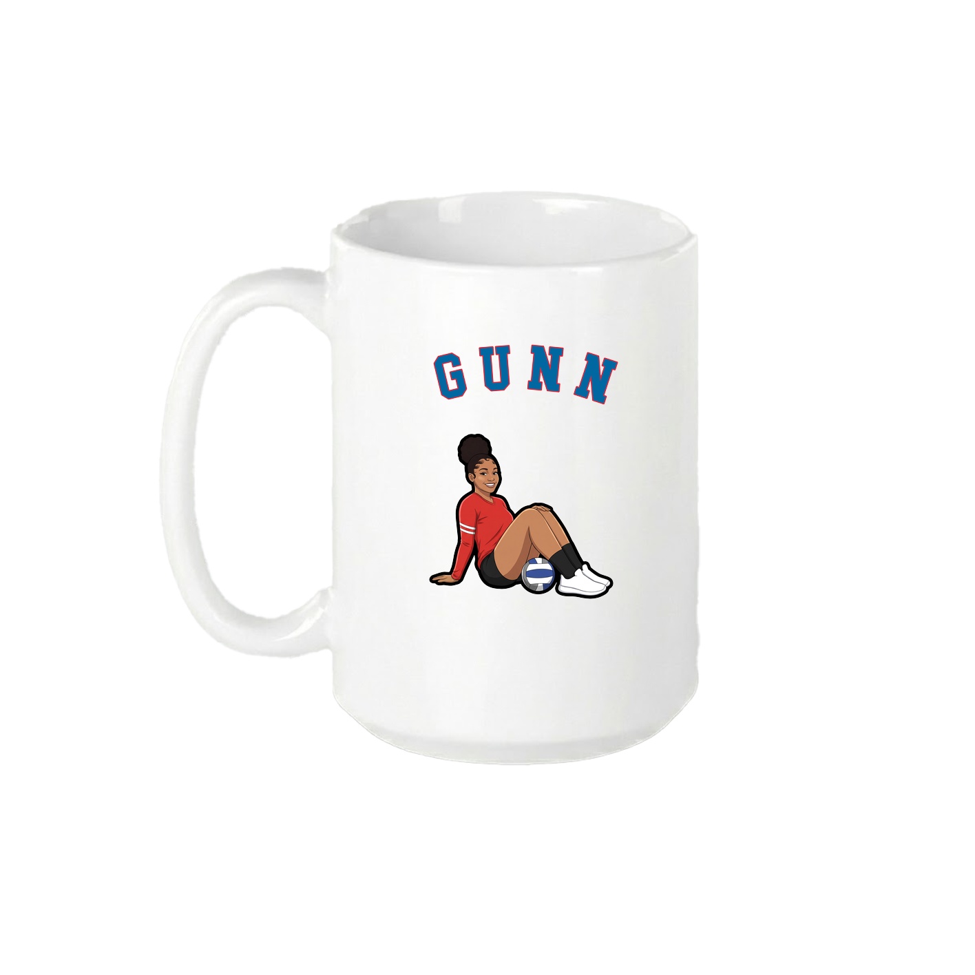 15oz Coffee Mug — Shirsey Arch in White