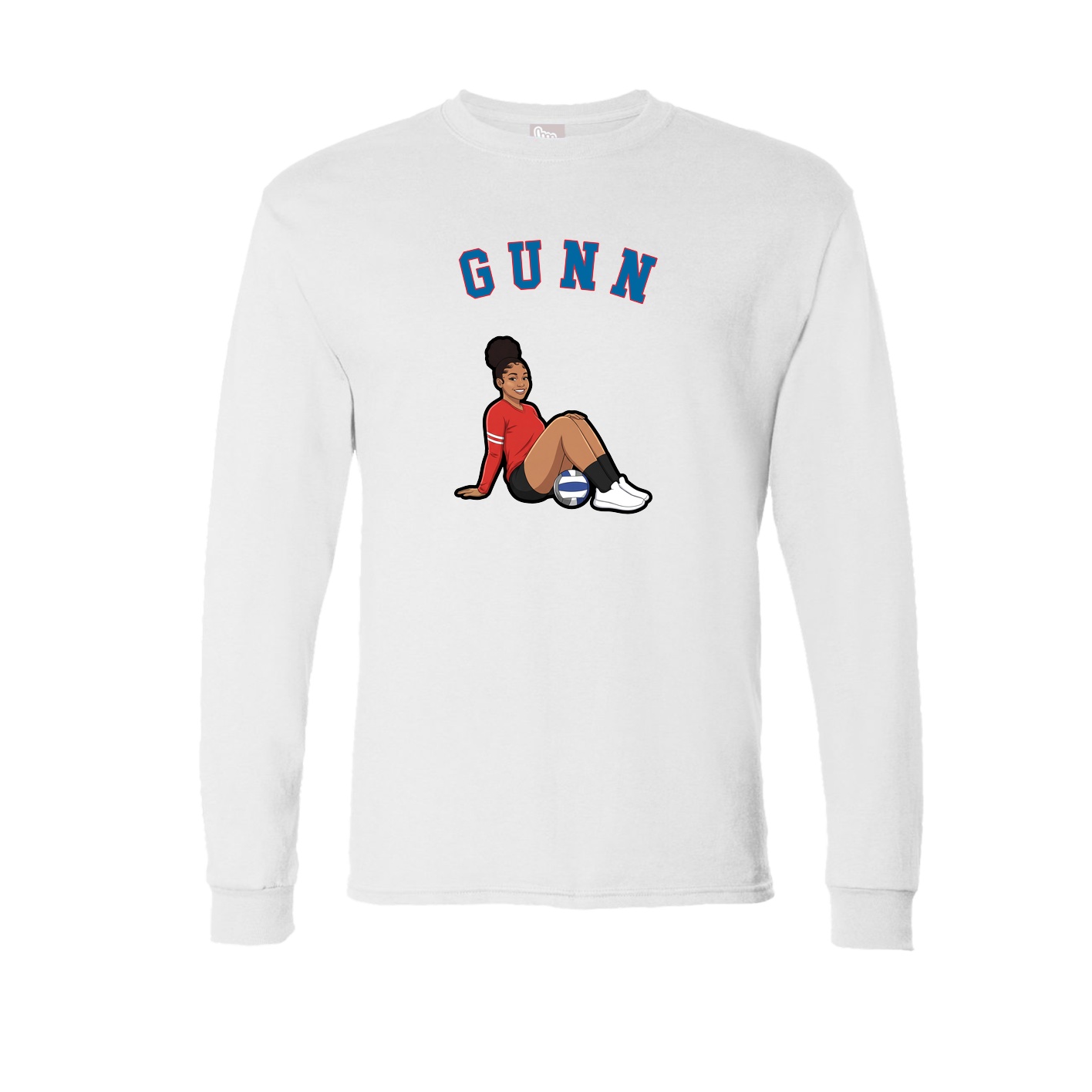 Long Sleeve Tee — Shirsey Arch in White
