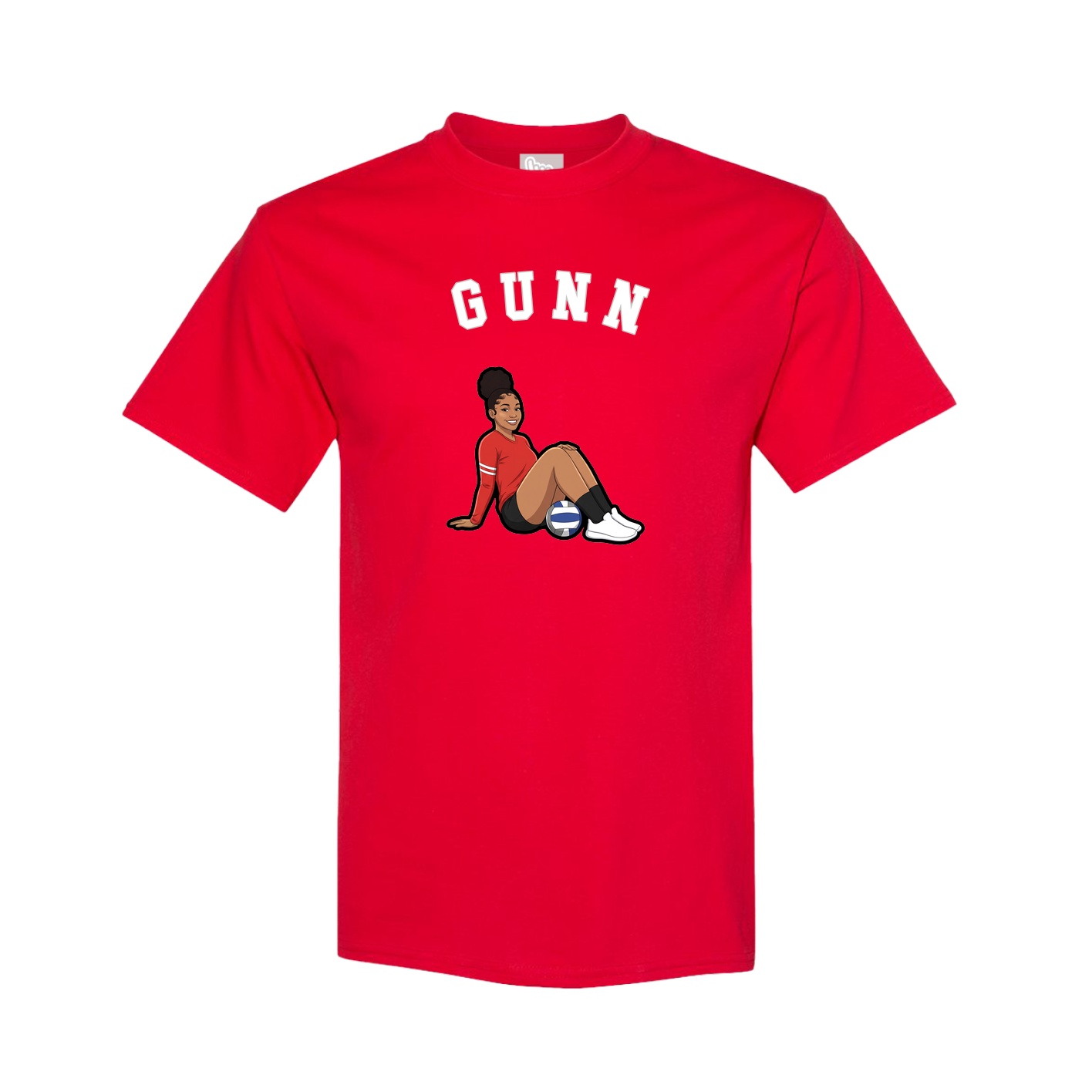 Youth Tee — Shirsey Arch in Red