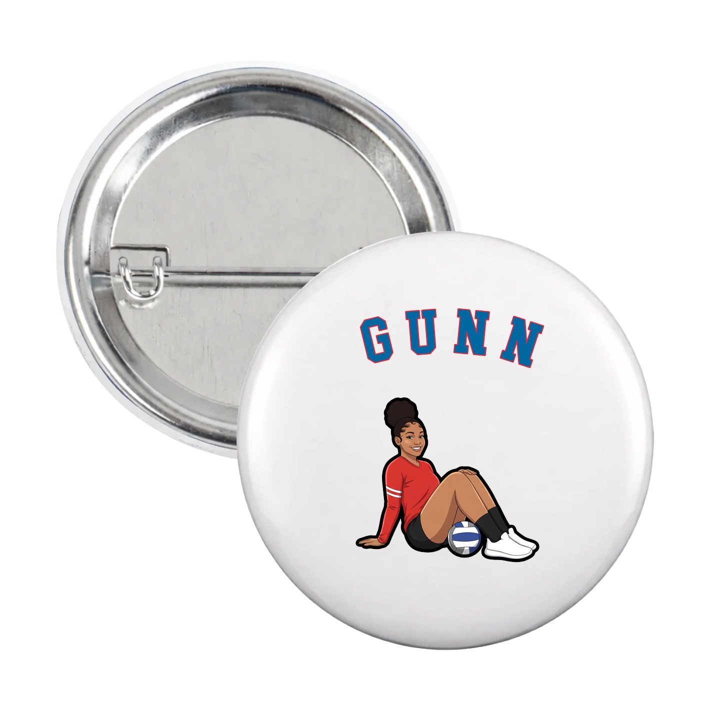 Game Day Button — Shirsey Arch in White