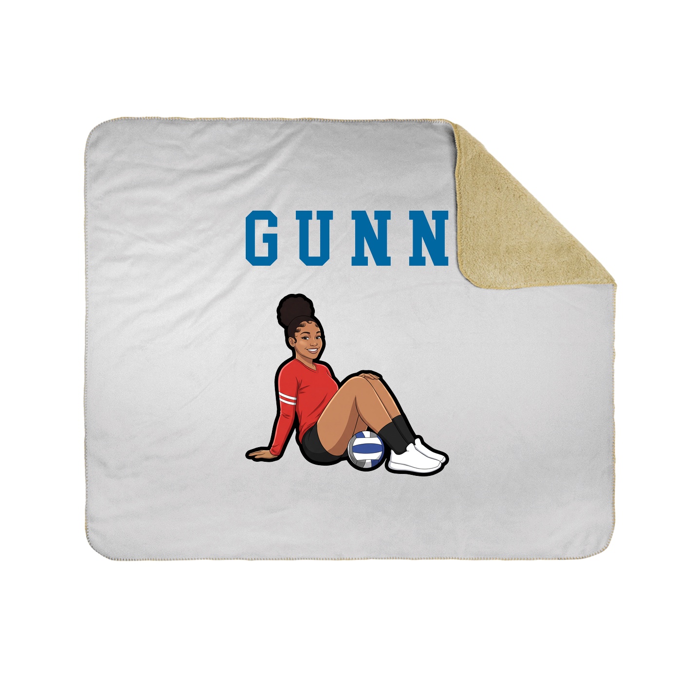 Throw Blanket — Shirsey in White