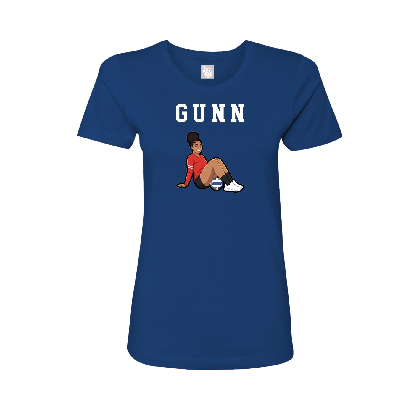 Fitted Women's Tee — Shirsey in Royal