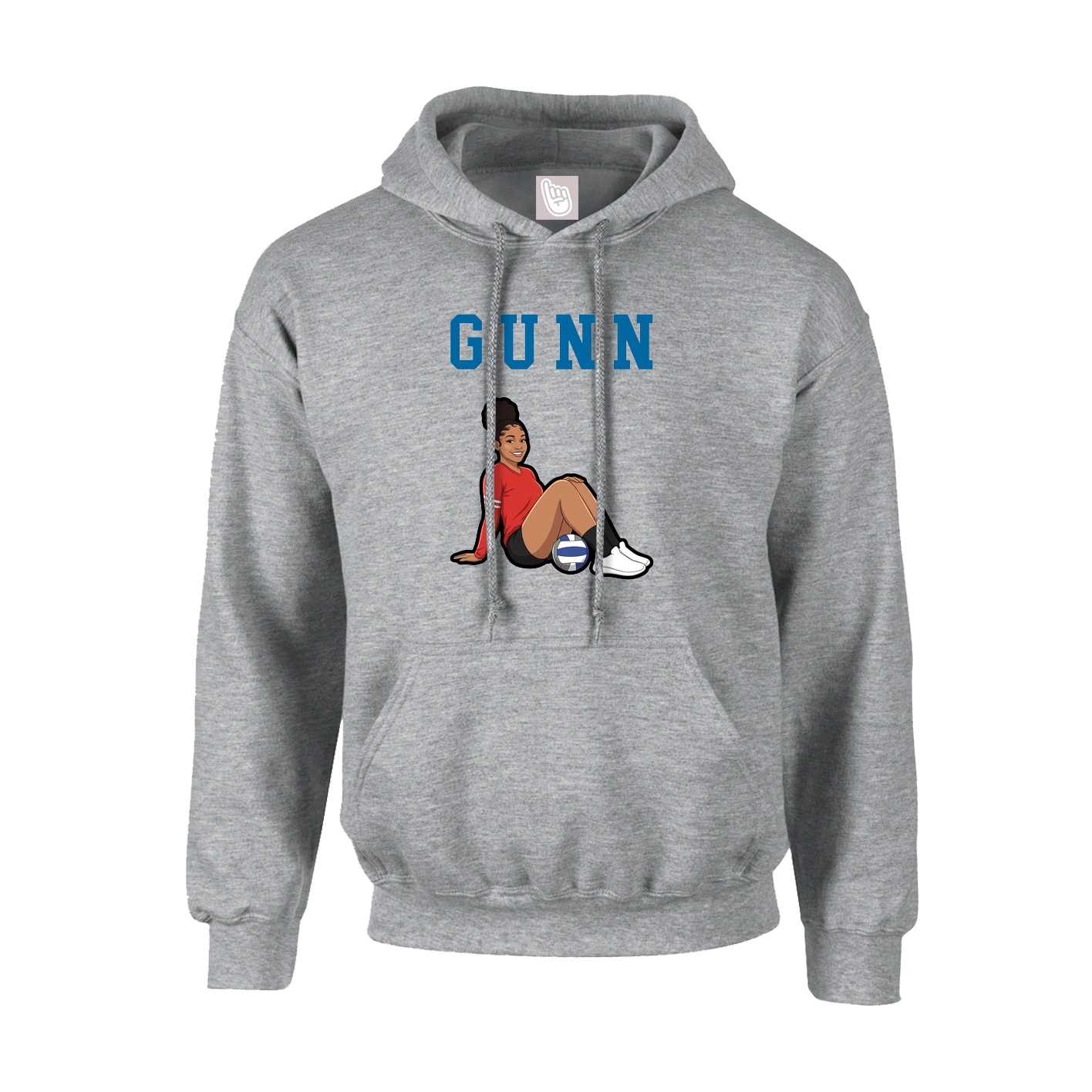 Hoodie — Shirsey in Grey