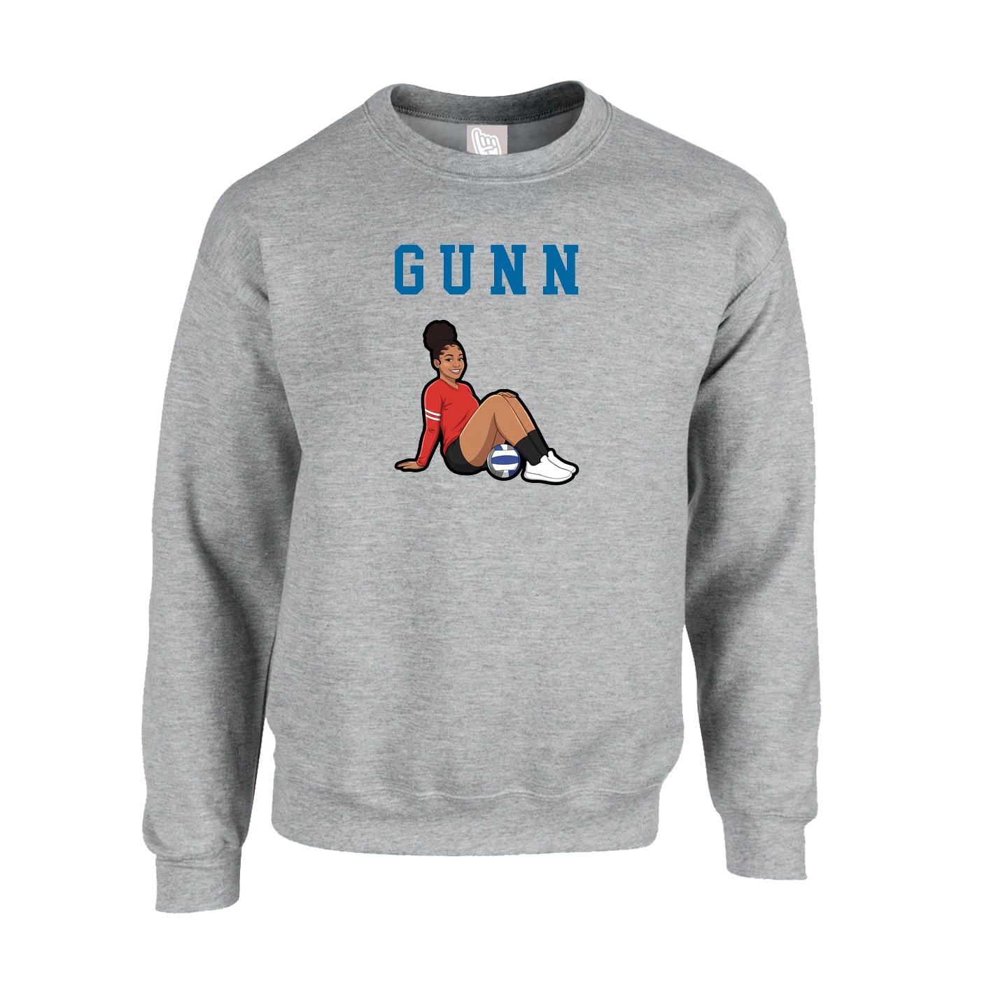 Fleece Crew — Shirsey in Grey