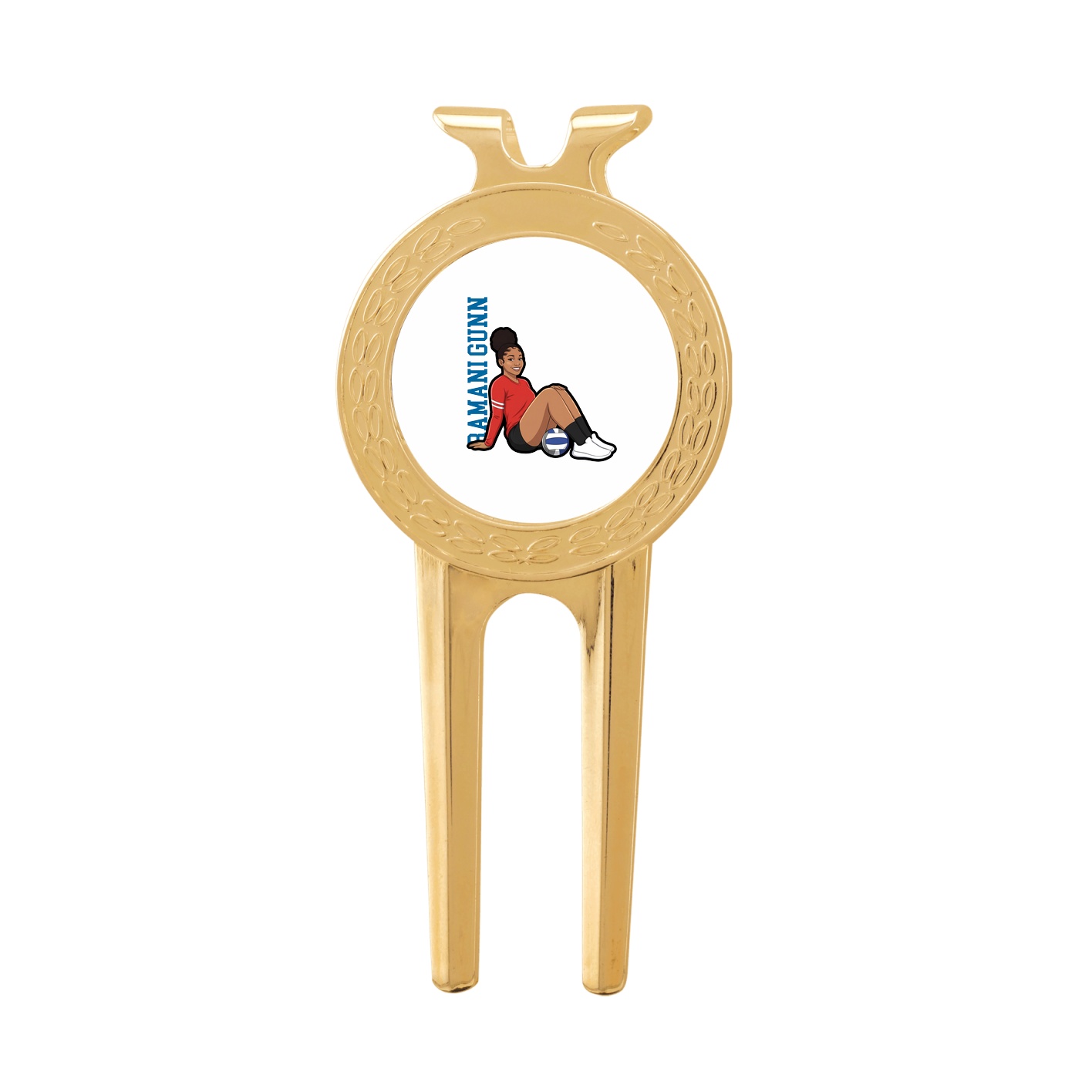 Divot Tool with Ball Marker — Name Vertical in Classic