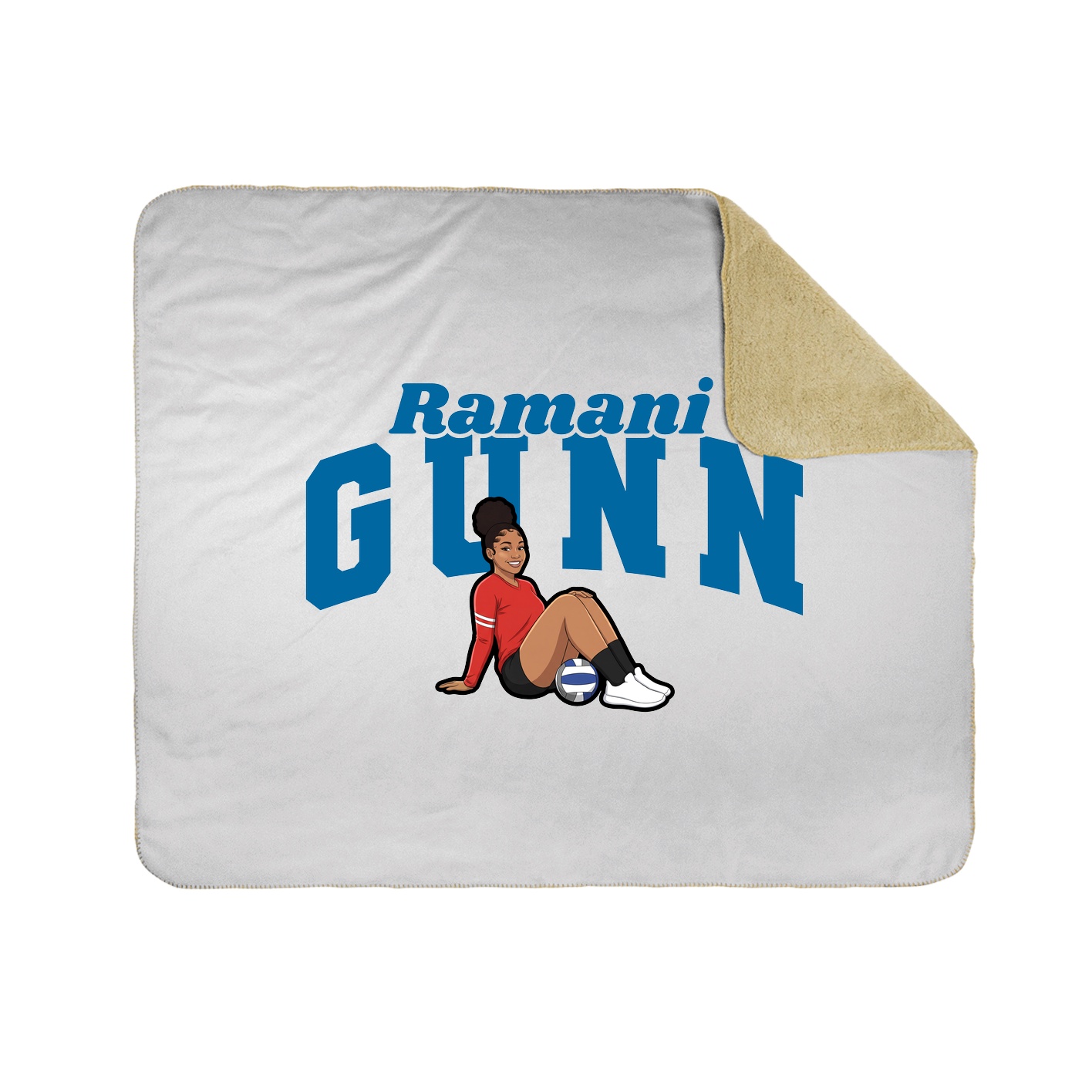 Throw Blanket — Signature Arch in White