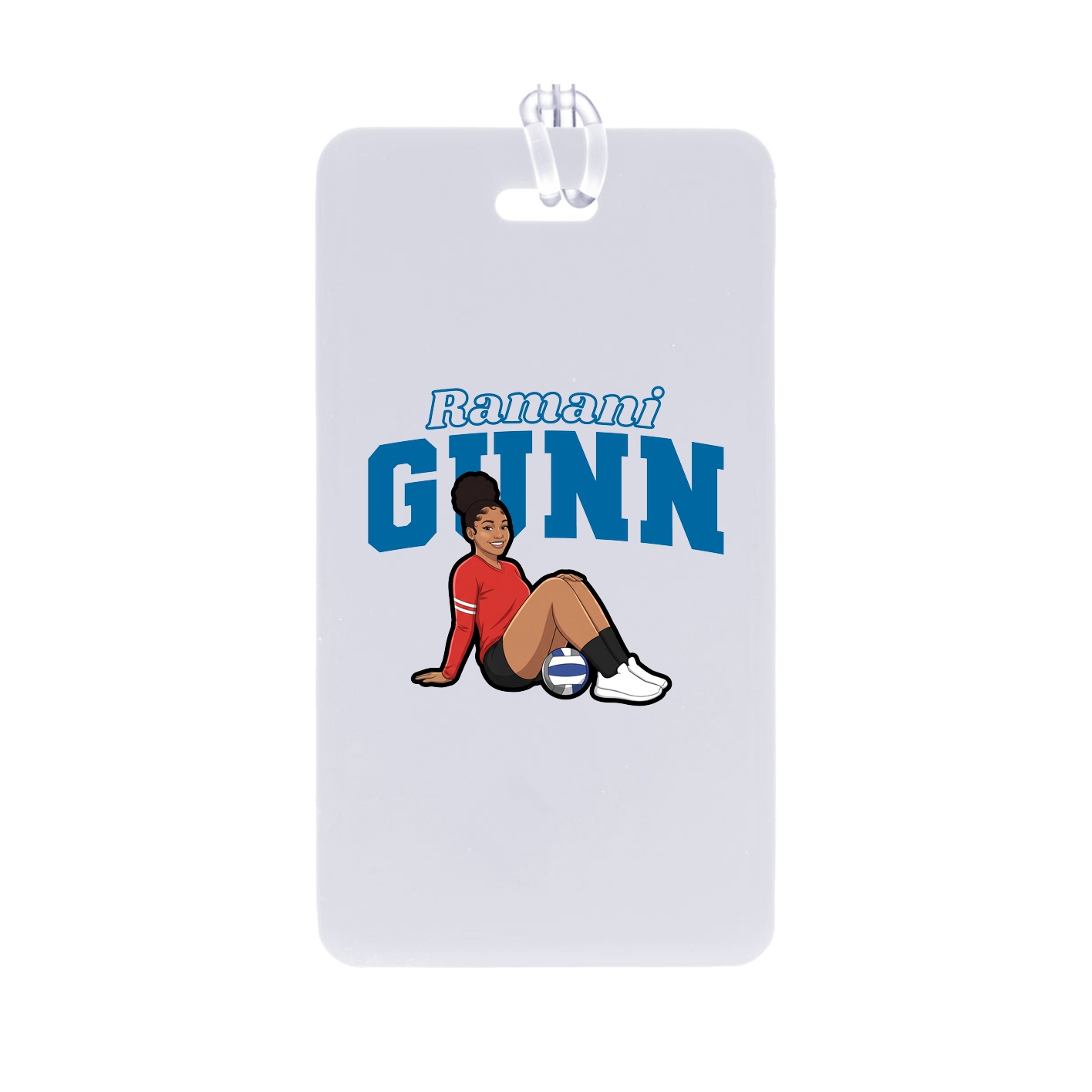 Bag Tag — Name Arch in Classic
