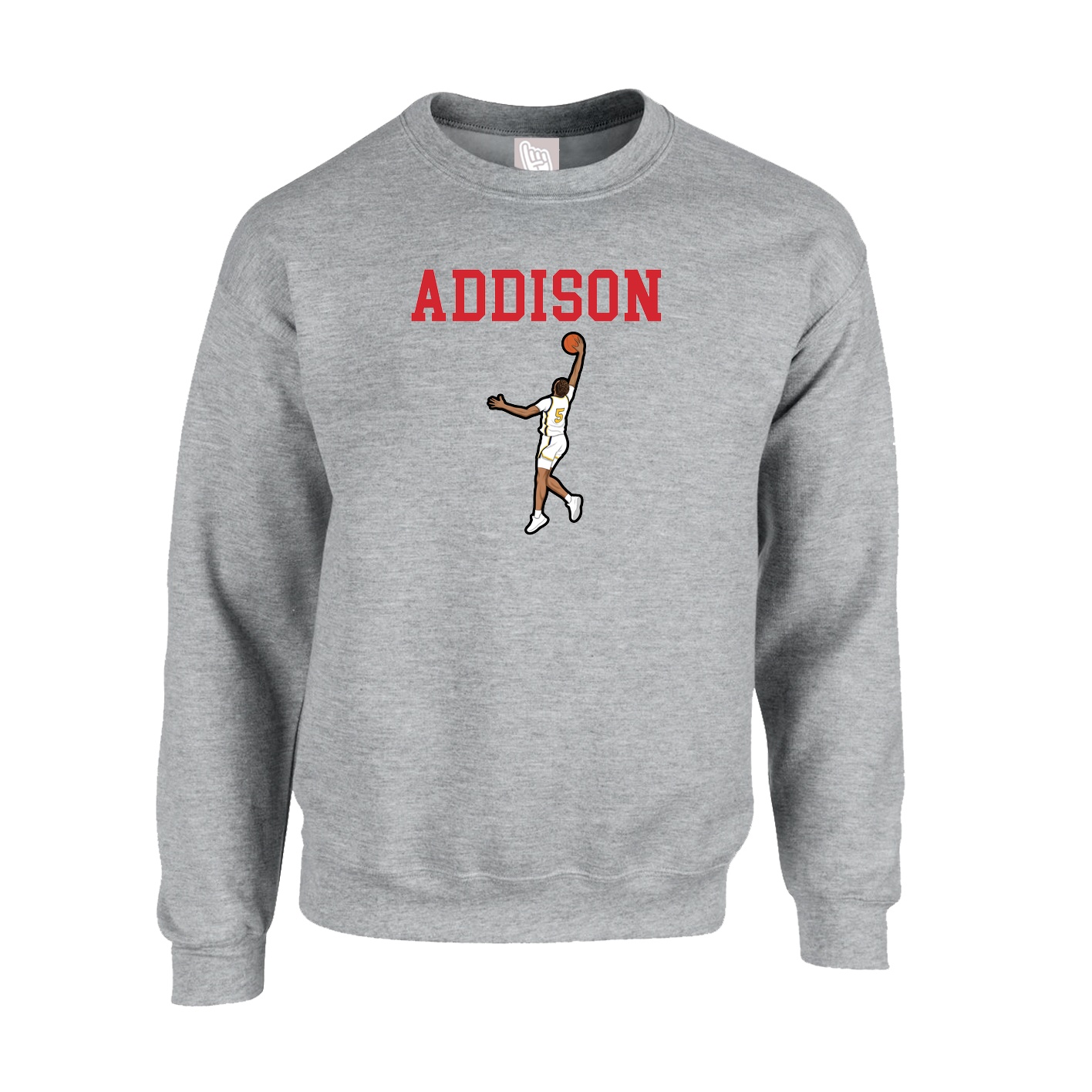 Fleece Crew — Shirsey in Grey