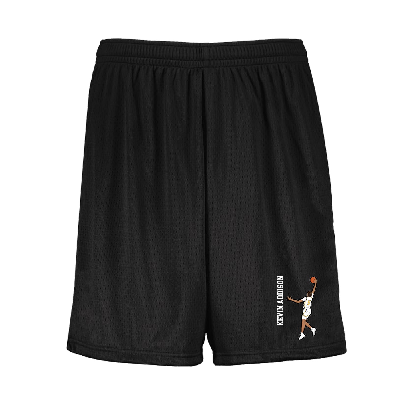 Shorts — Name Vertical in Black