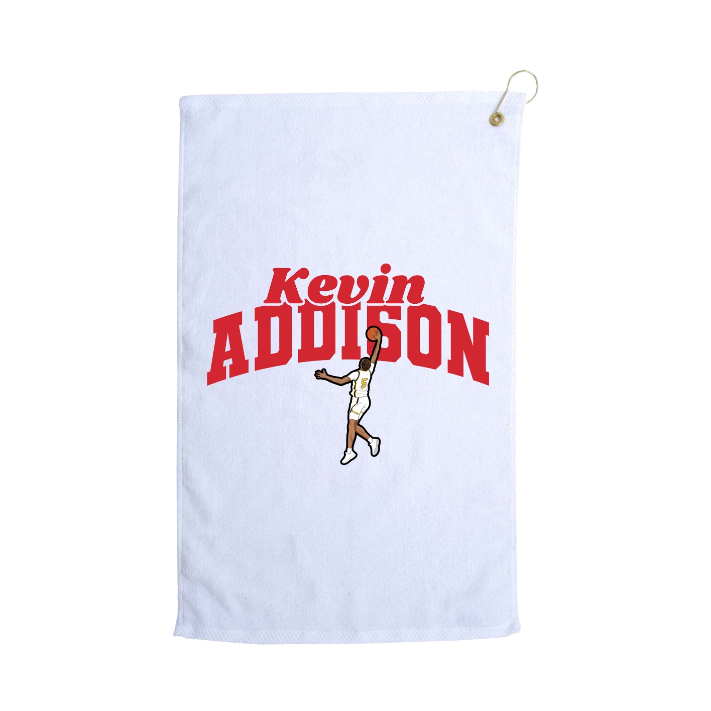 Golf Towel — Signature Arch in White