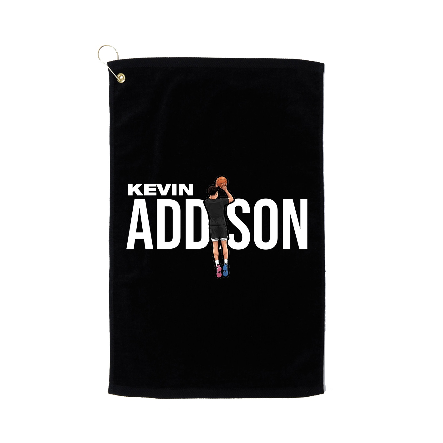 Golf Towel — Player Name in Black