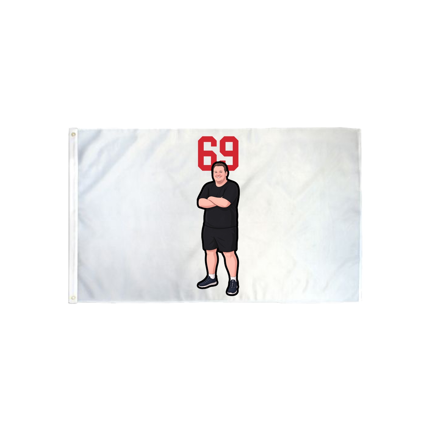 3x5 Flag — Number Top in Classic