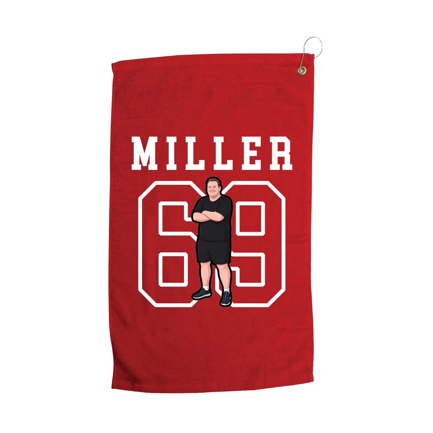 Golf Towel — Shirsey in Red