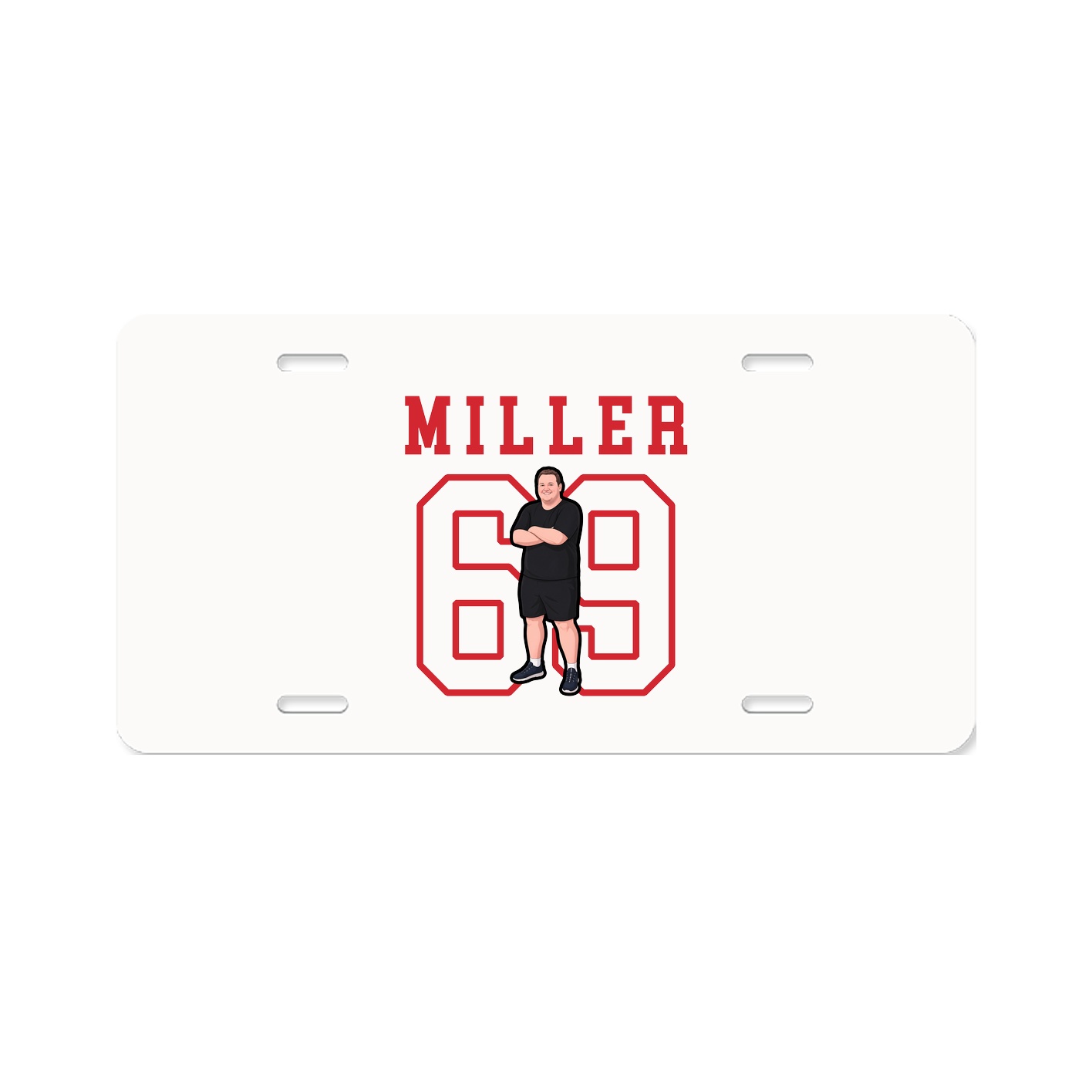 License Plate — Shirsey in Classic