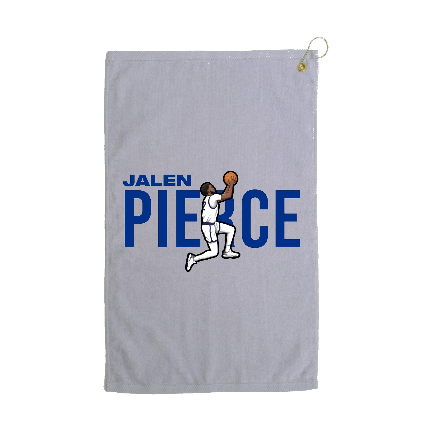 Golf Towel — Player Name in Grey