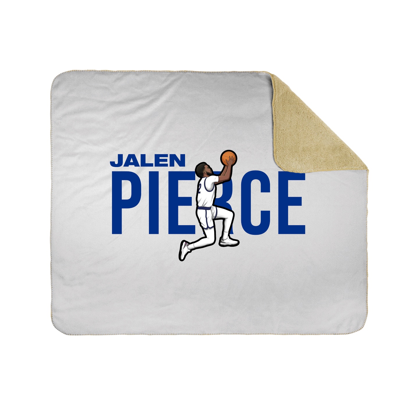 Throw Blanket — Player Name in White