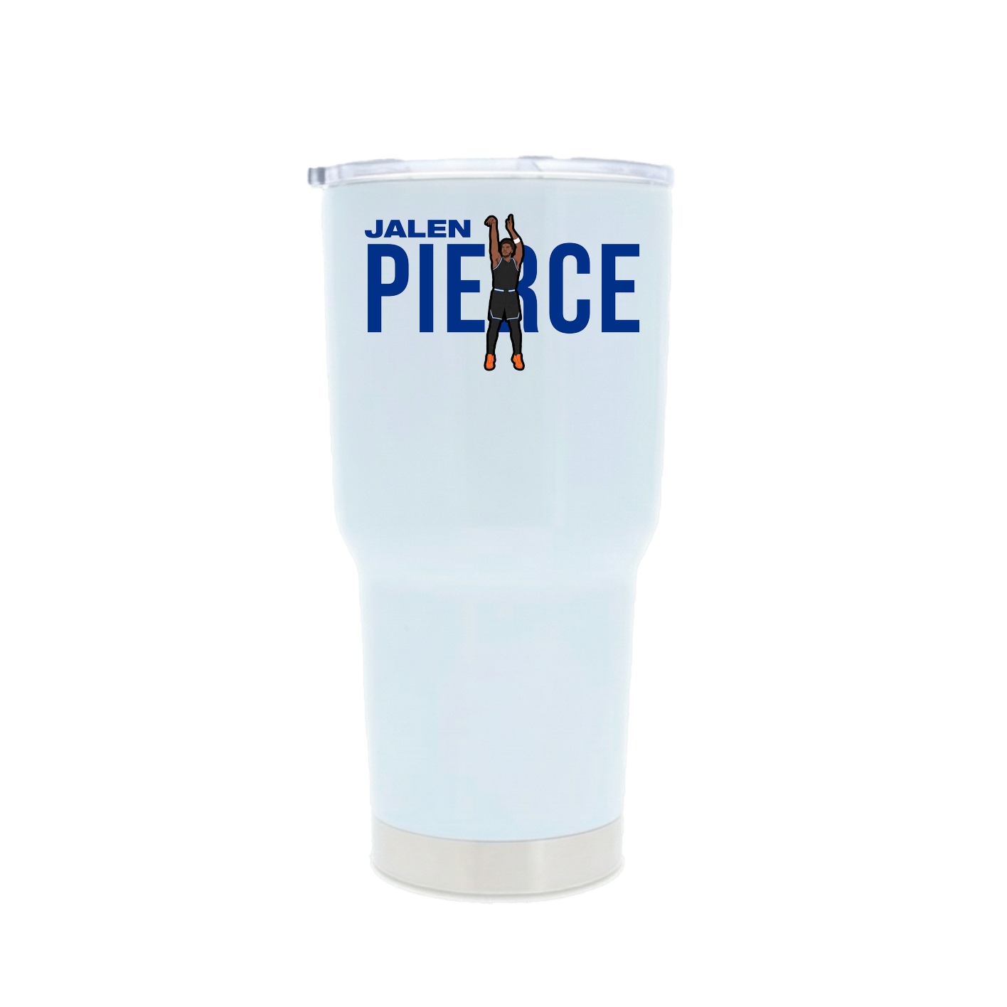30oz Stainless Steel Tumbler — Player Name in White