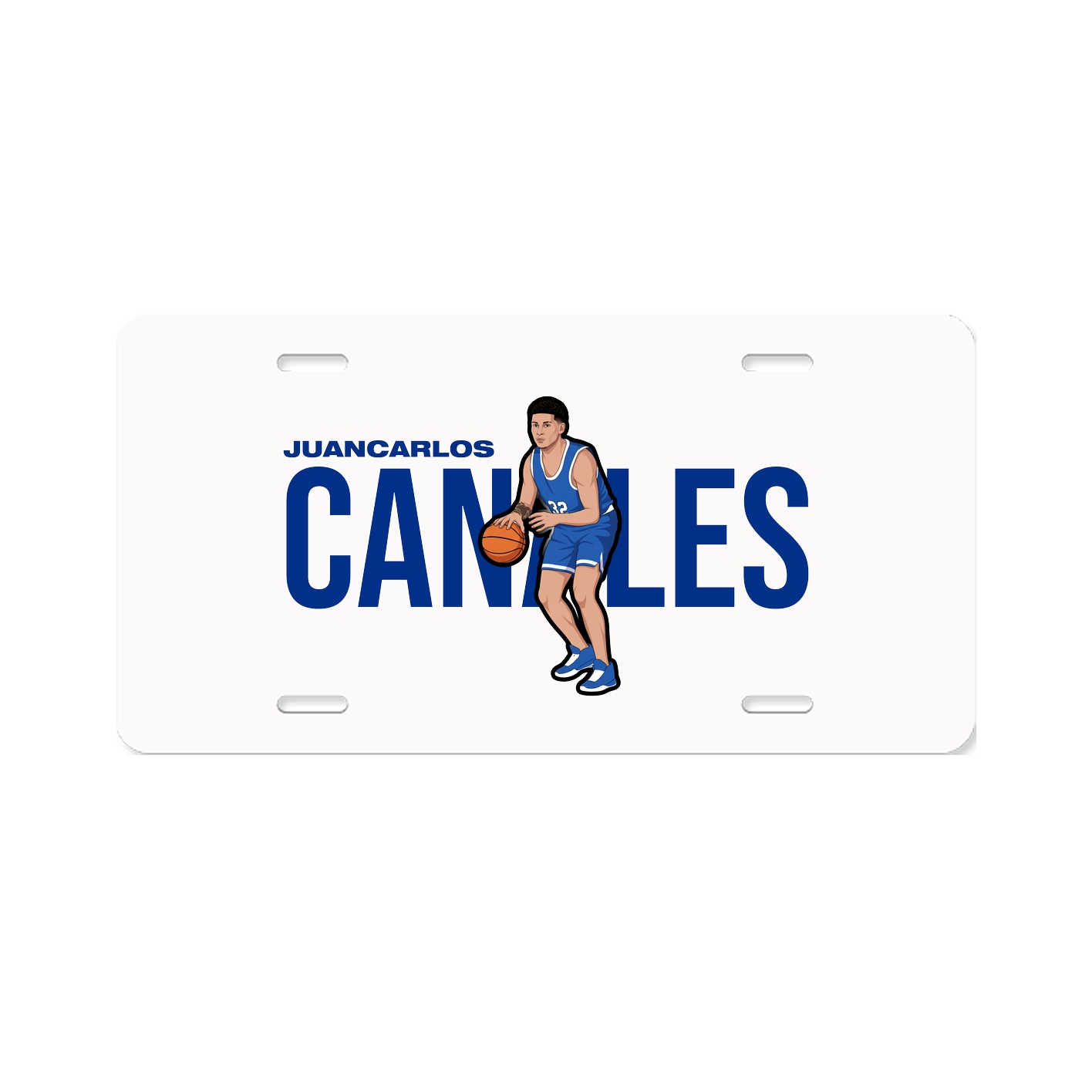 License Plate — Player Name in Classic