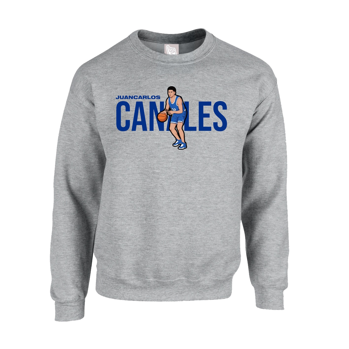 Fleece Crew — Player Name in Grey
