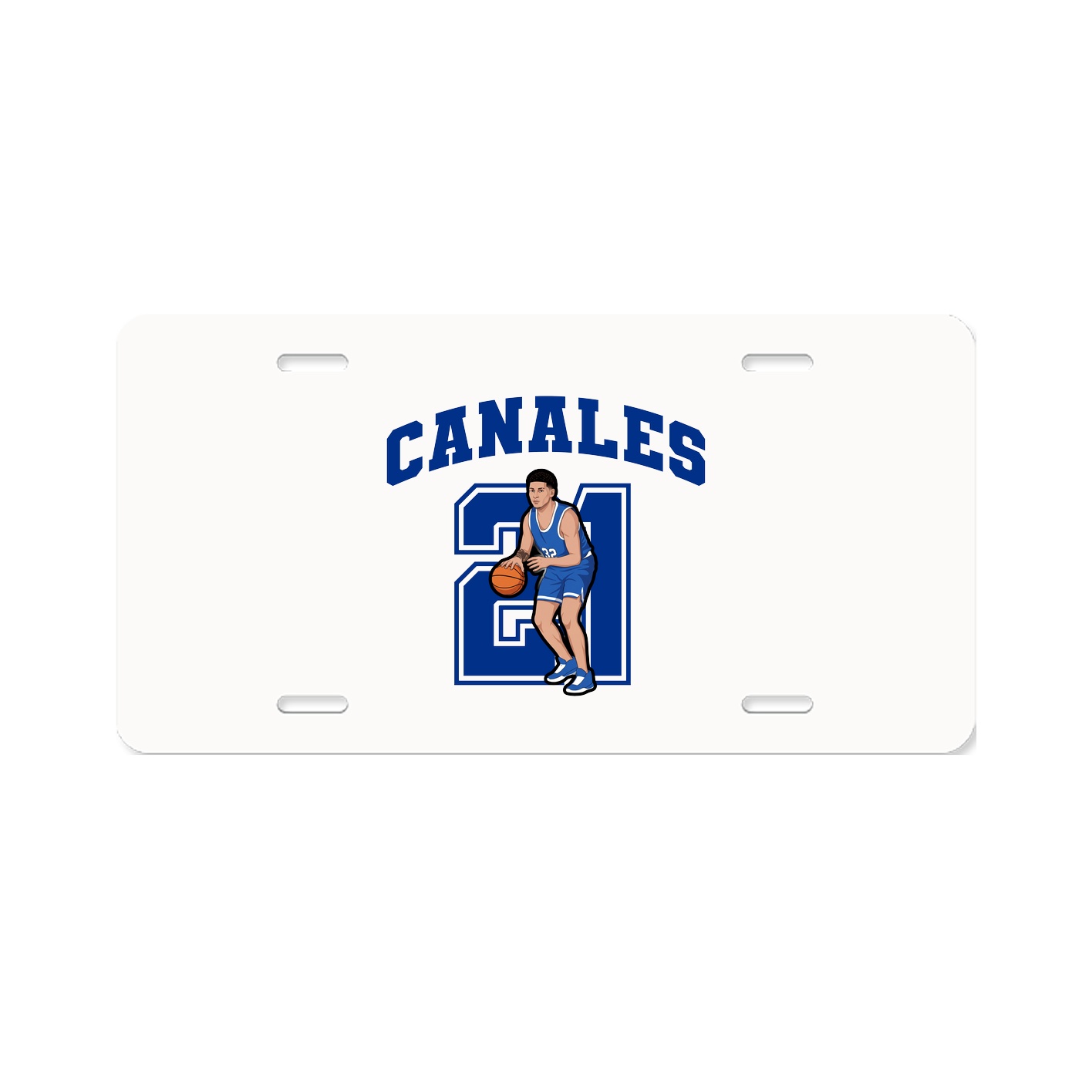 License Plate — Number in Classic