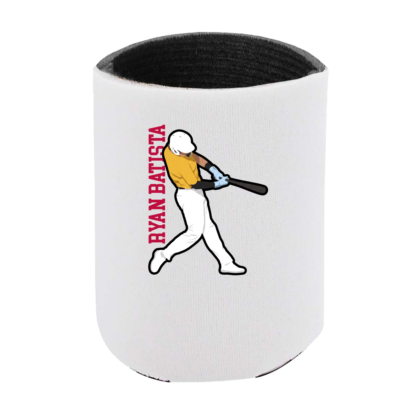 Can Holder — Name Vertical in White